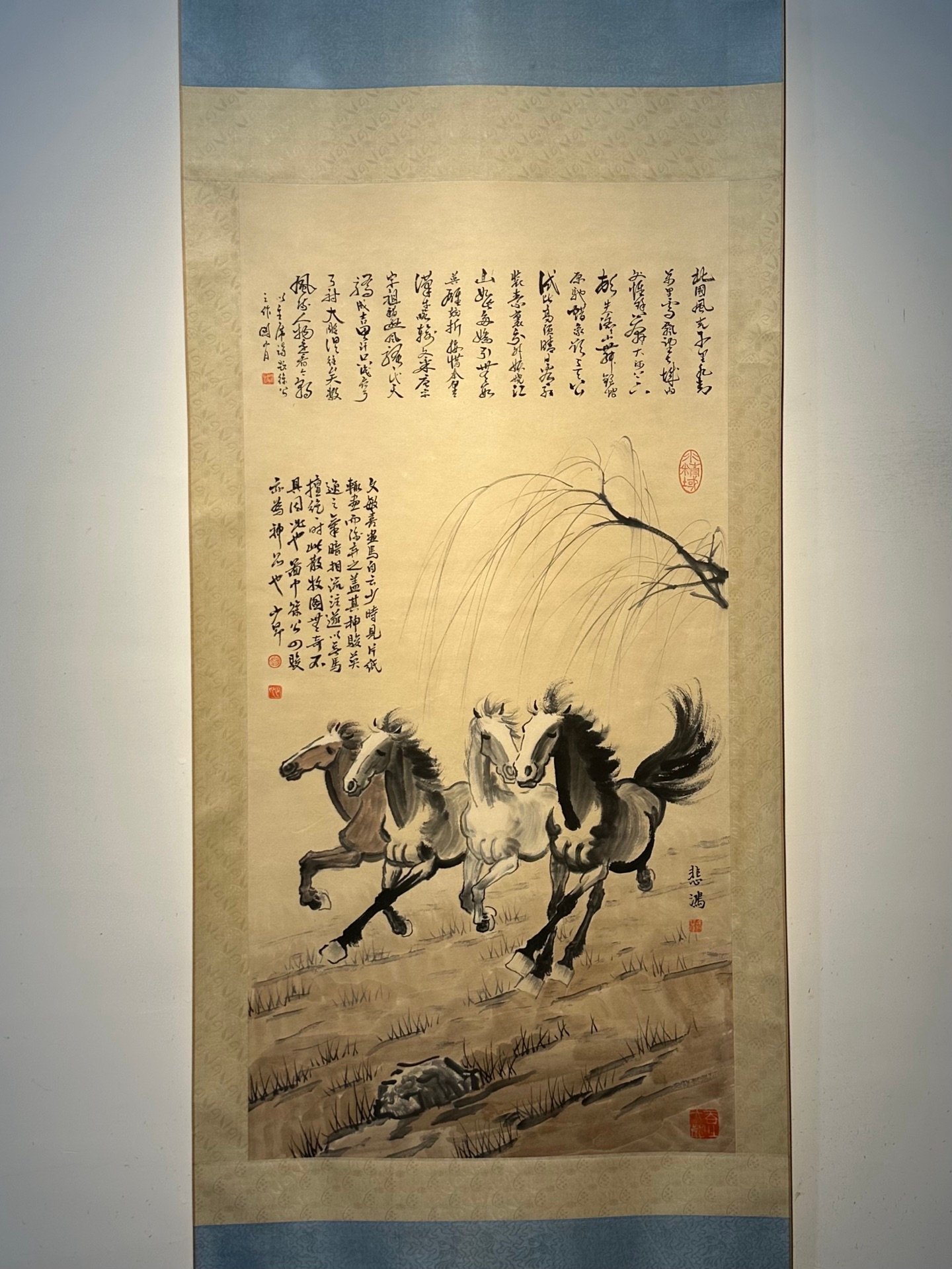 Chinese scroll painting Xu Beihong