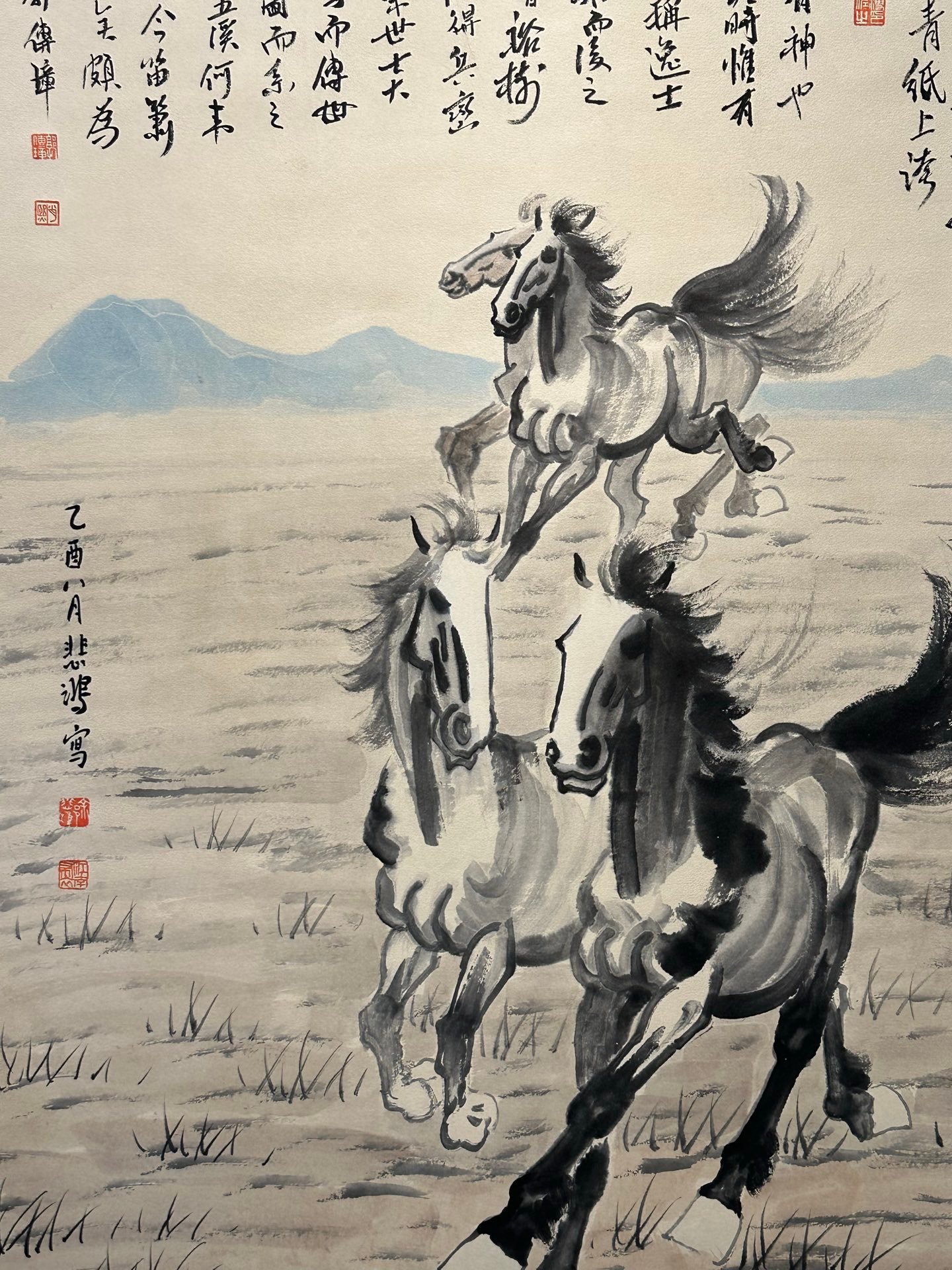 Chinese scroll painting Xu Beihong