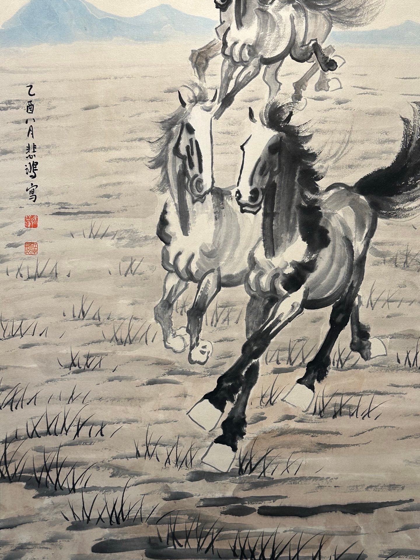 Chinese scroll painting Xu Beihong
