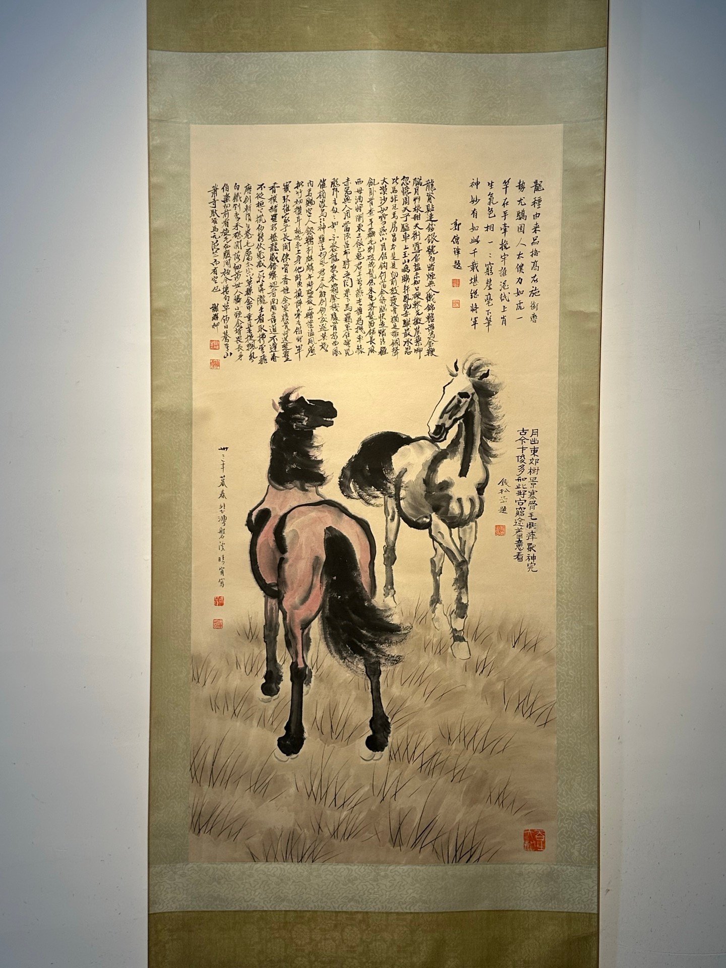 Chinese scroll painting Xu Beihong