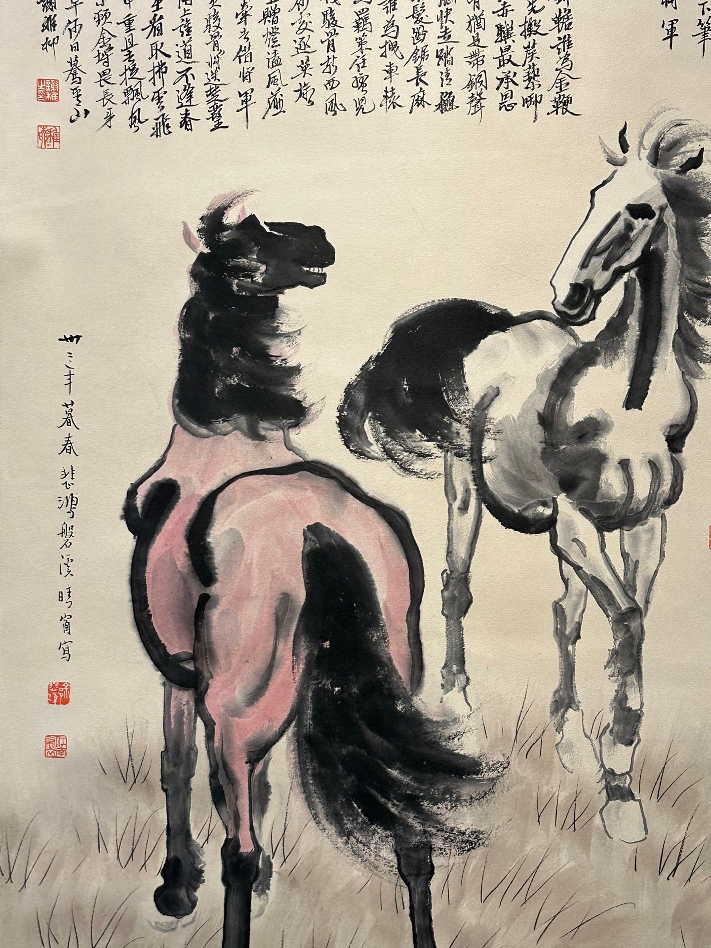 Chinese scroll painting Xu Beihong