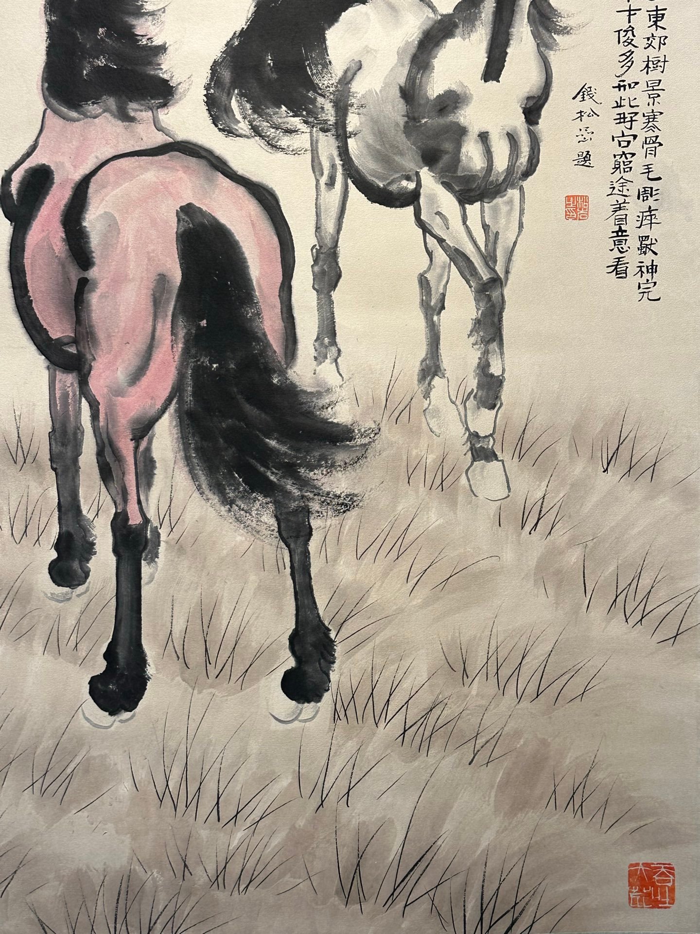 Chinese scroll painting Xu Beihong