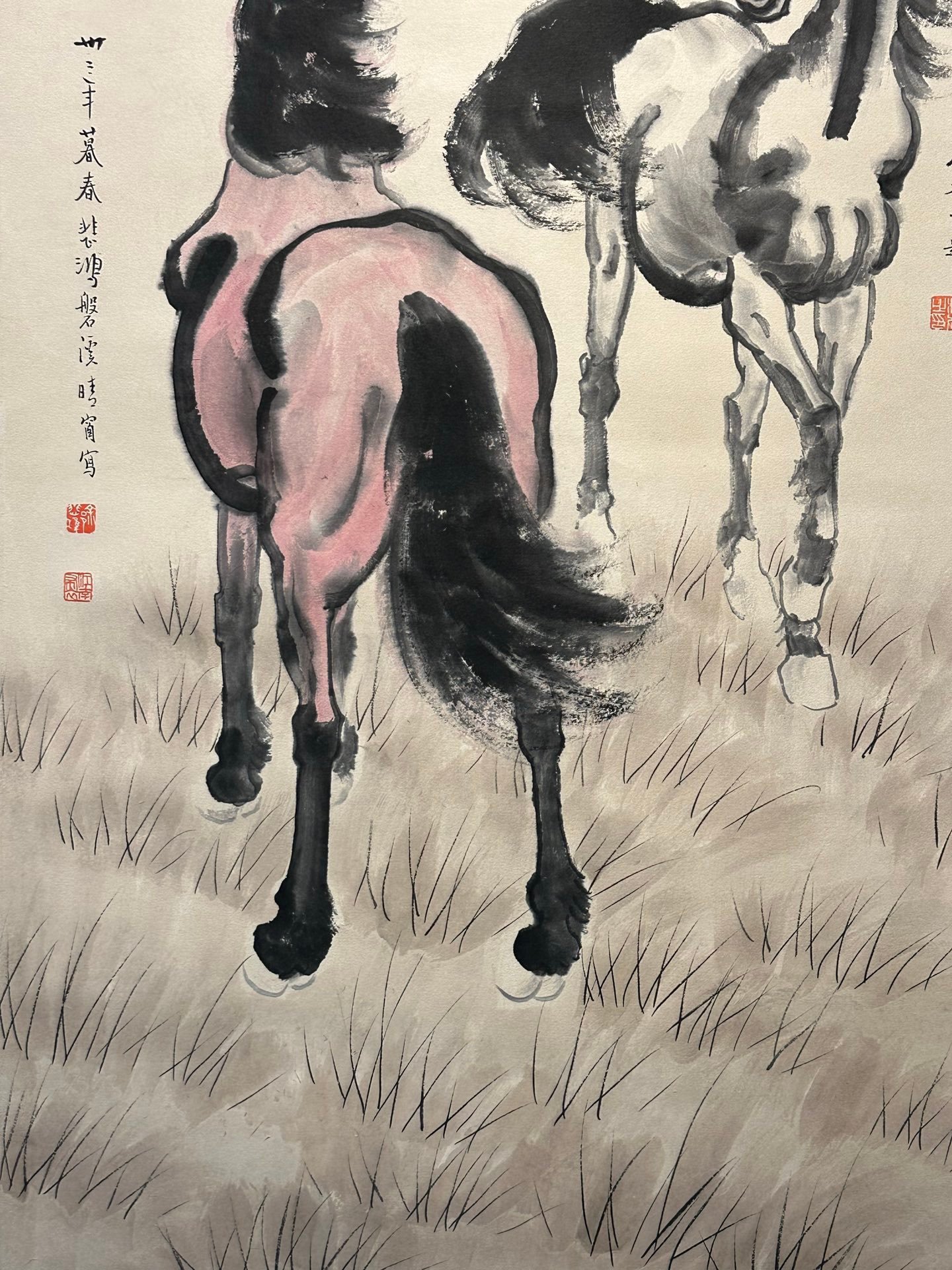 Chinese scroll painting Xu Beihong