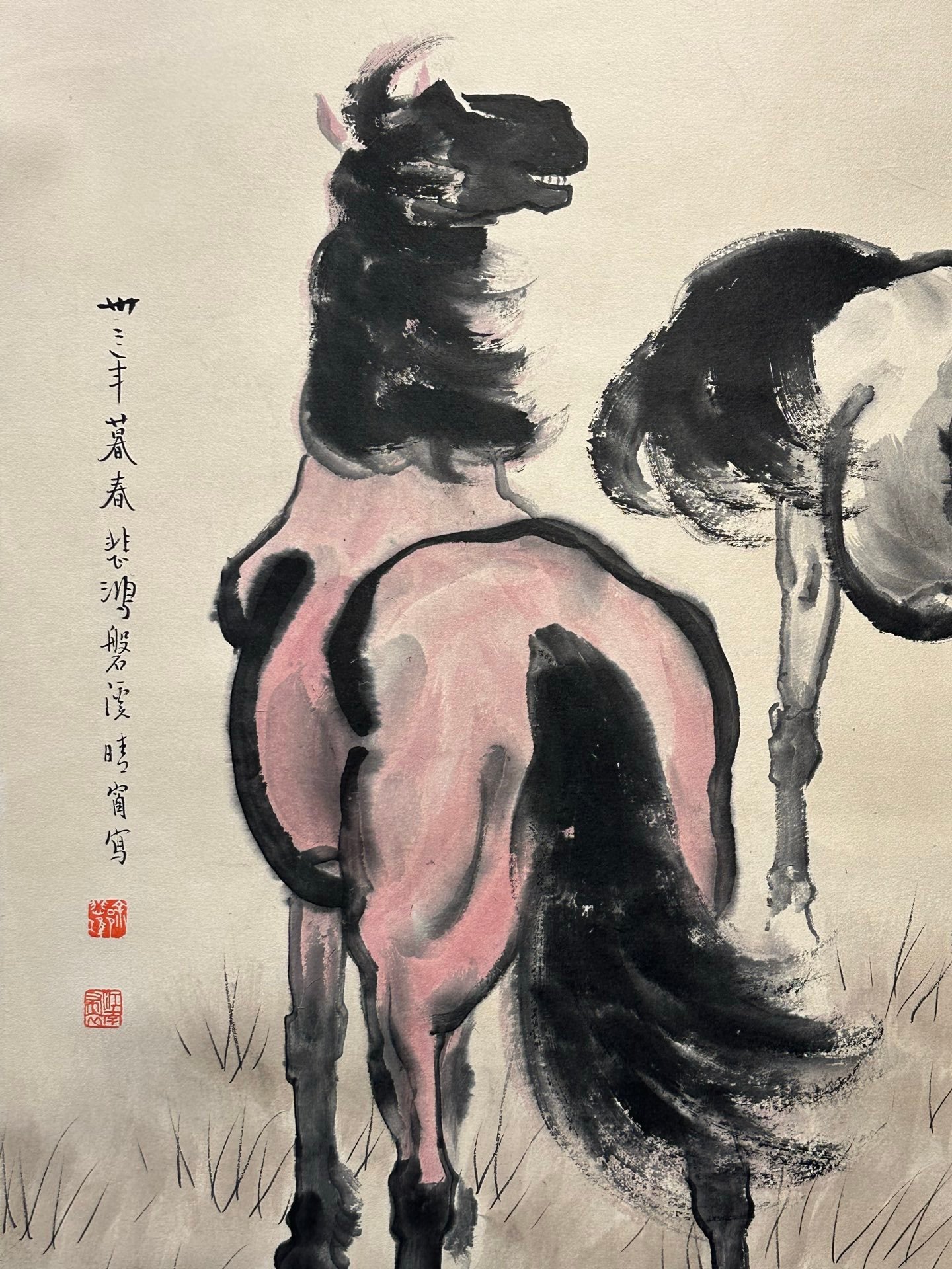 Chinese scroll painting Xu Beihong