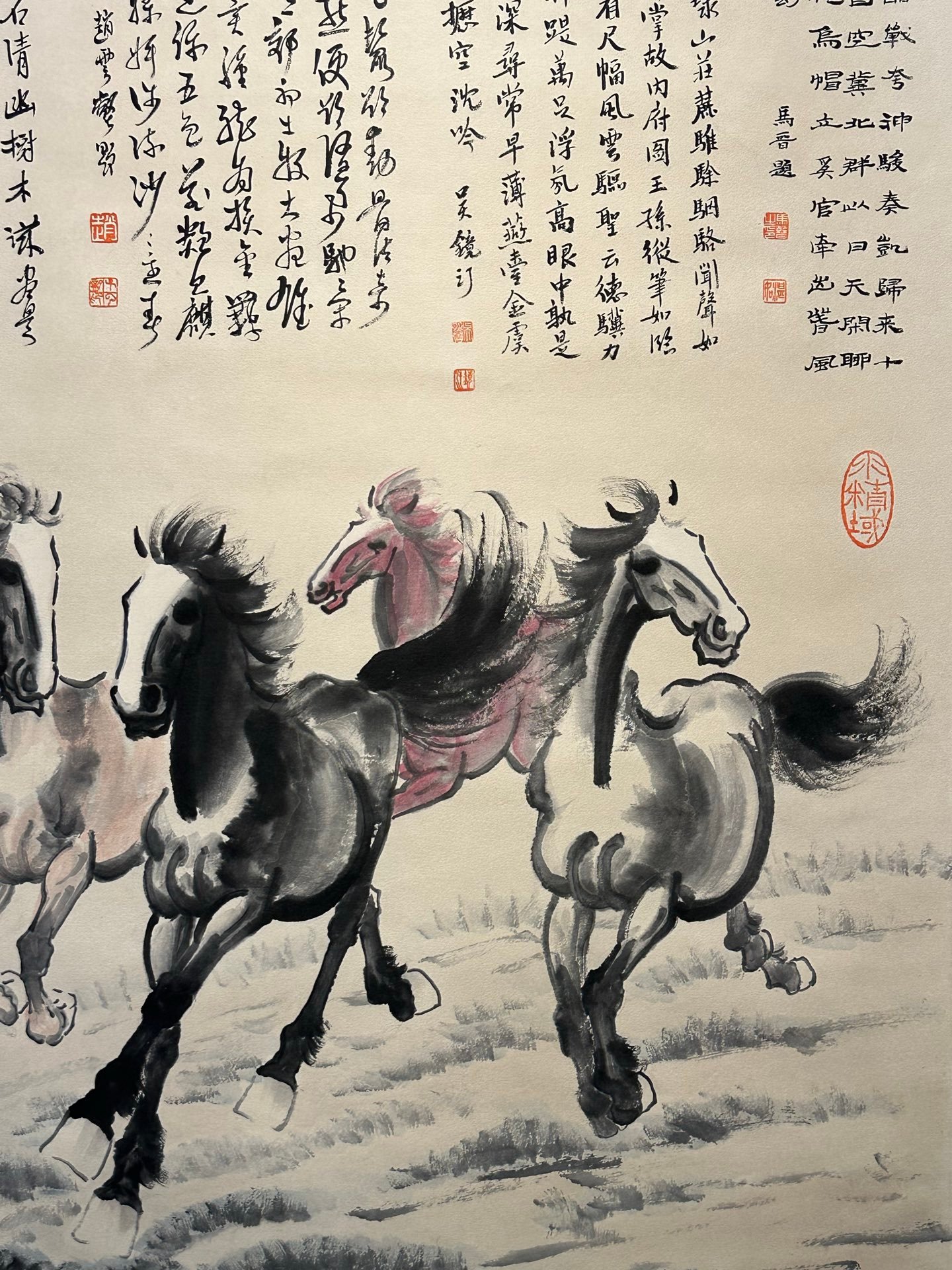 Chinese scroll painting Xu Beihong