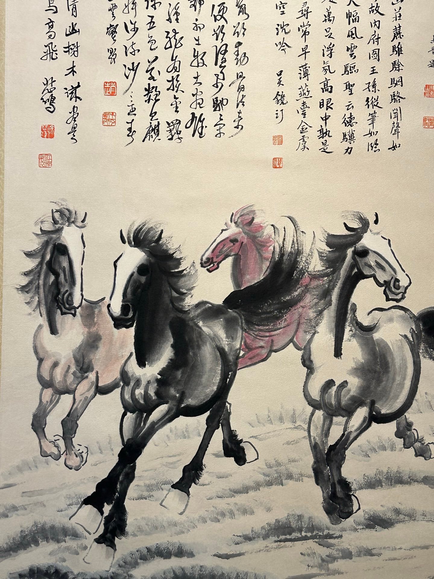 Chinese scroll painting Xu Beihong