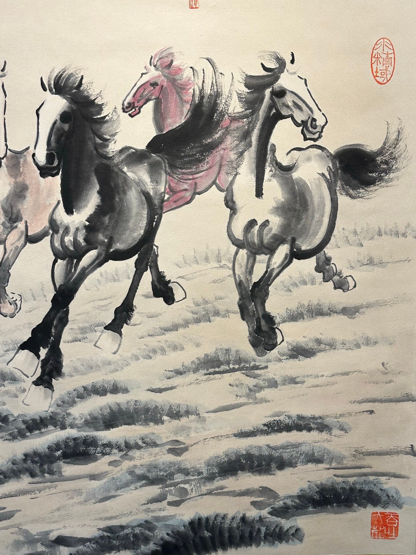 Chinese scroll painting Xu Beihong
