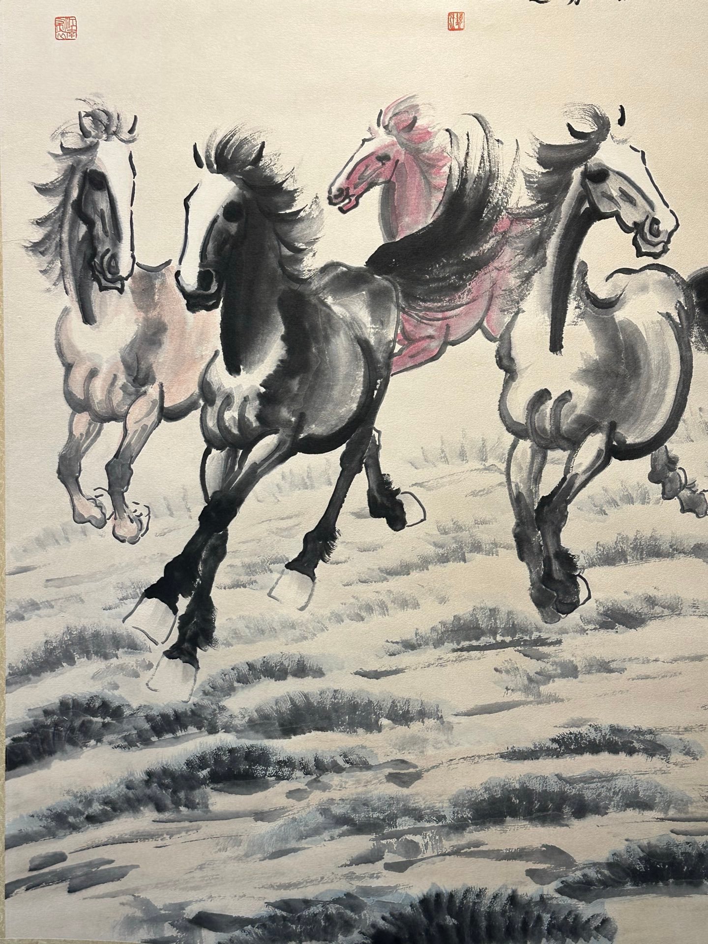 Chinese scroll painting Xu Beihong