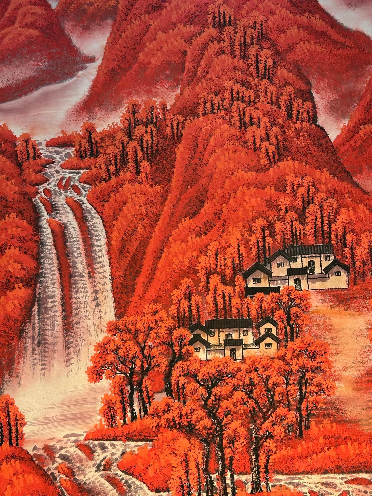 Chinese scroll painting Li Keran