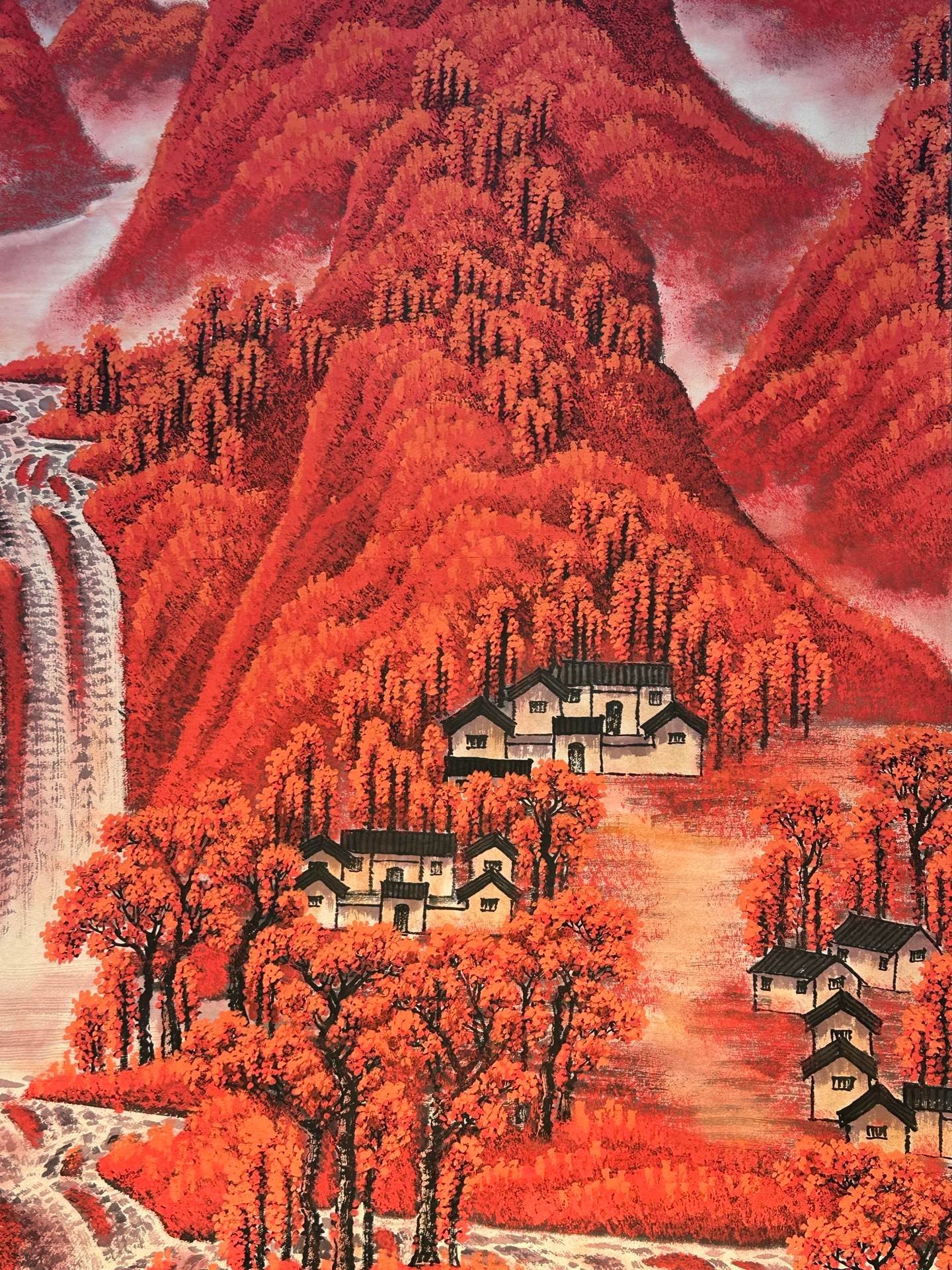 Chinese scroll painting Li Keran