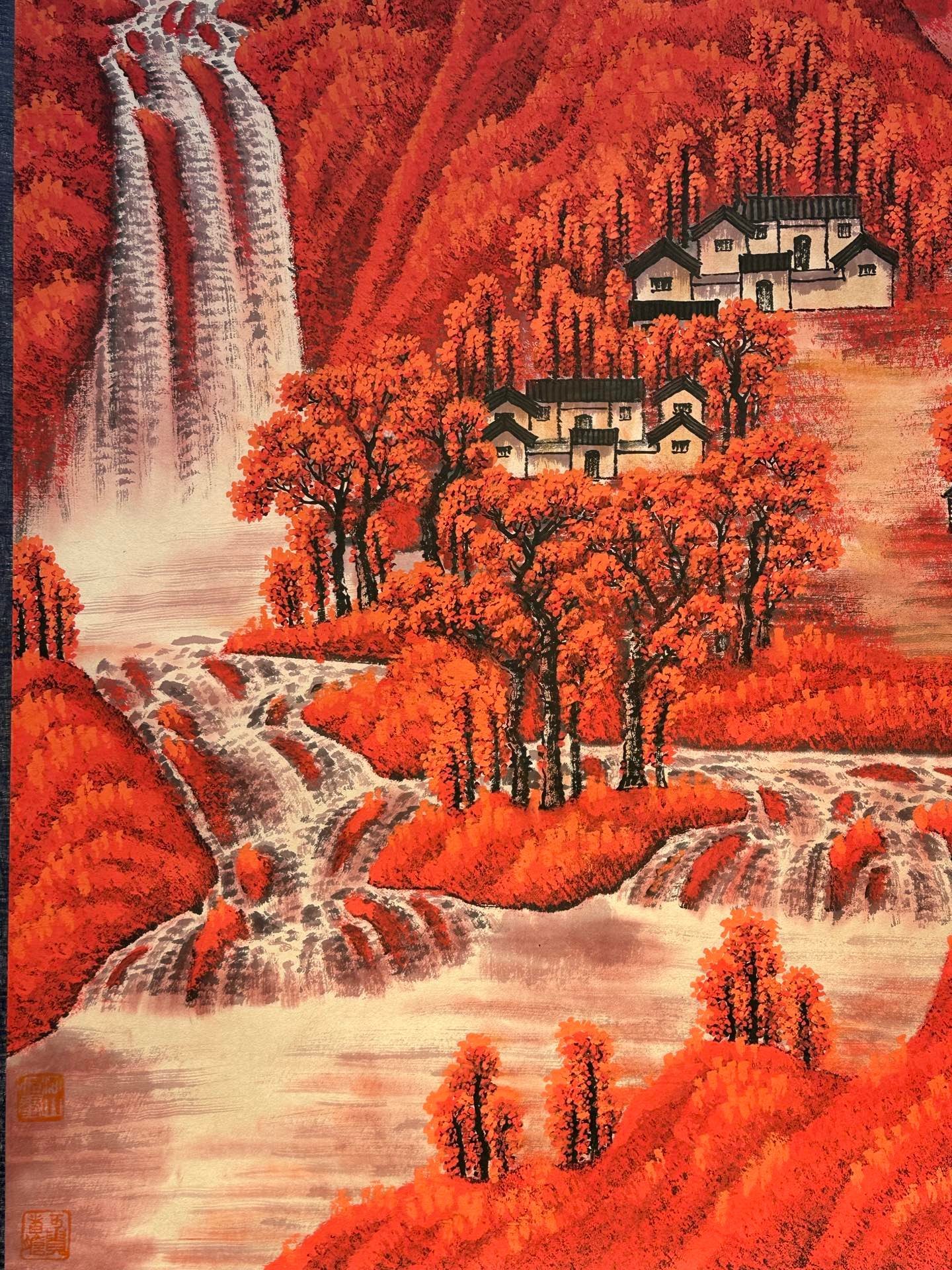 Chinese scroll painting Li Keran