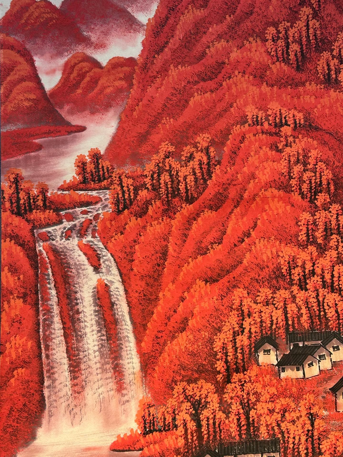 Chinese scroll painting Li Keran