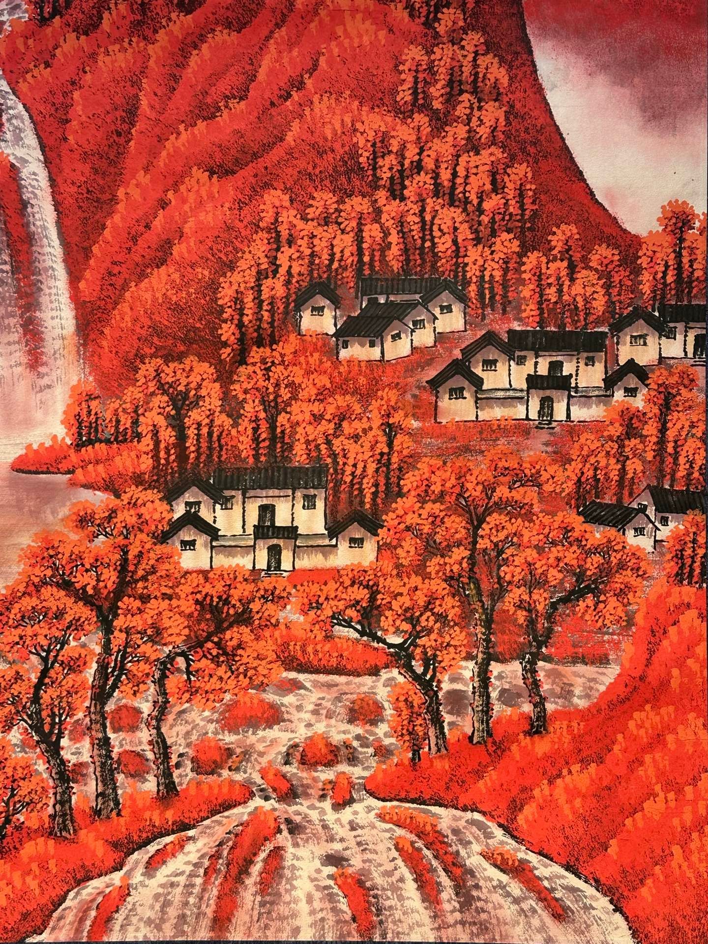 Chinese scroll painting Li Keran