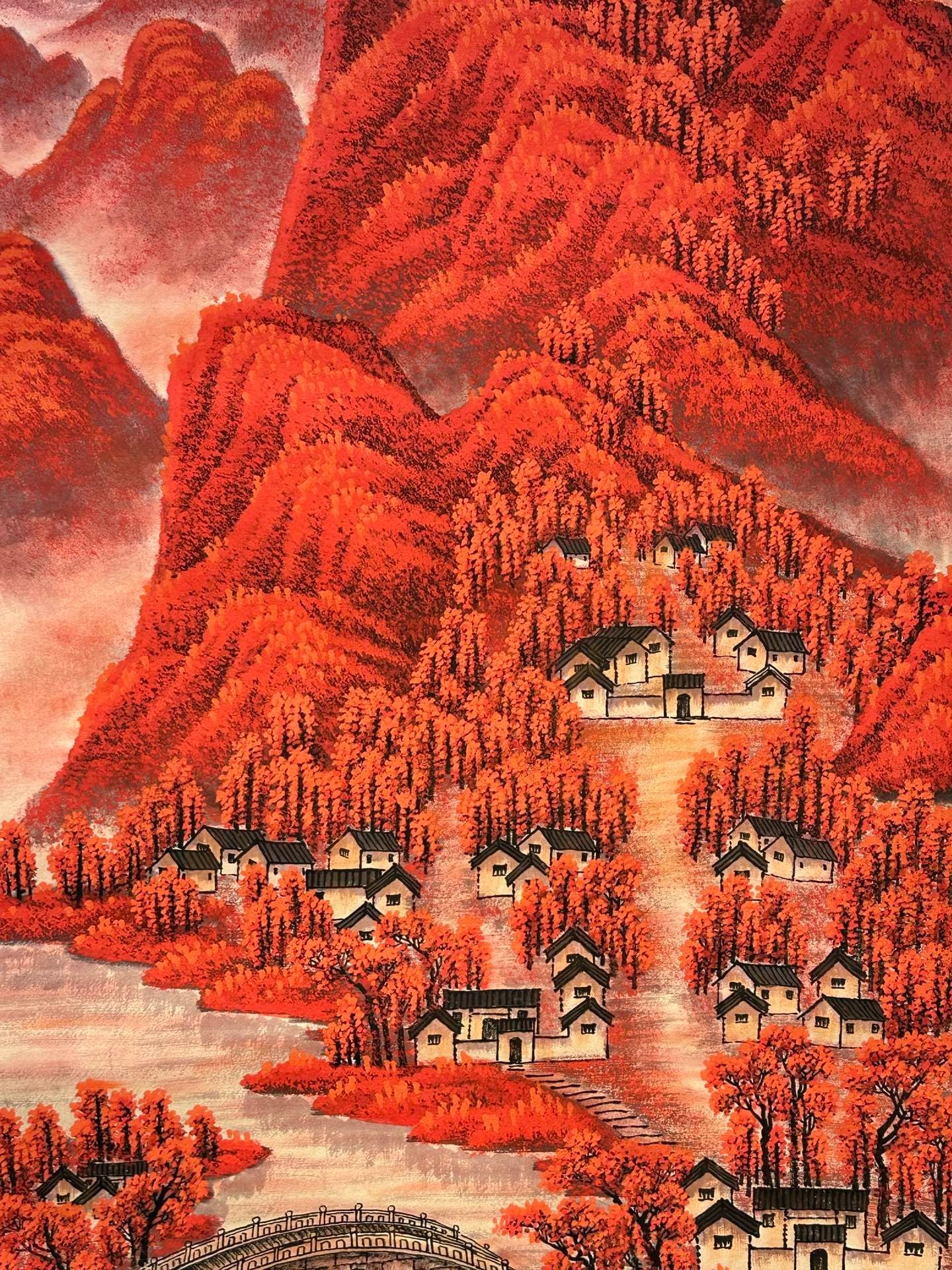 Chinese scroll painting Li Keran