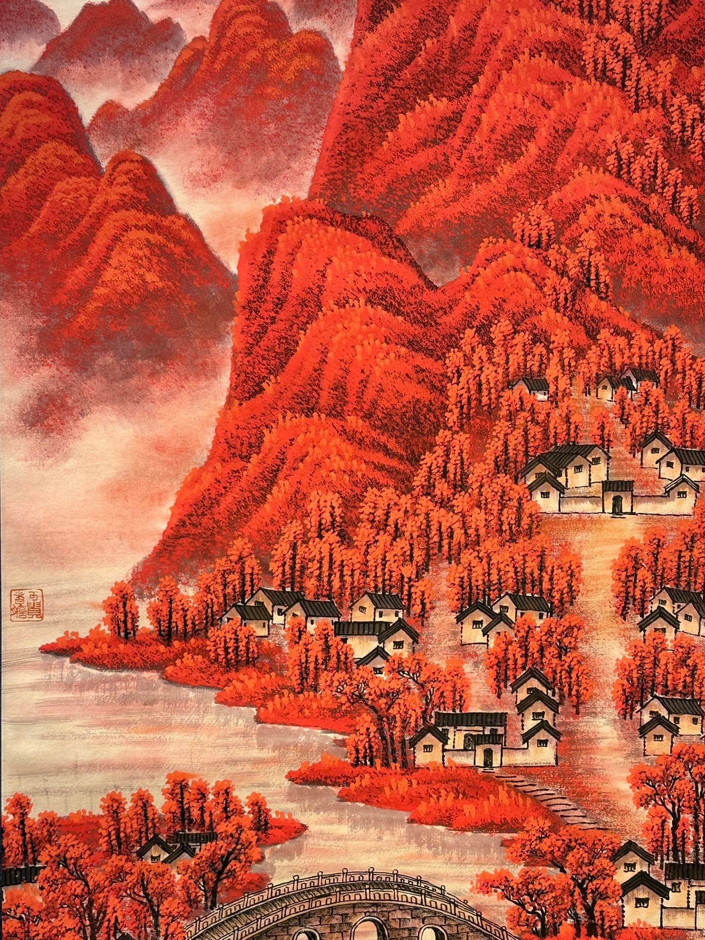 Chinese scroll painting Li Keran