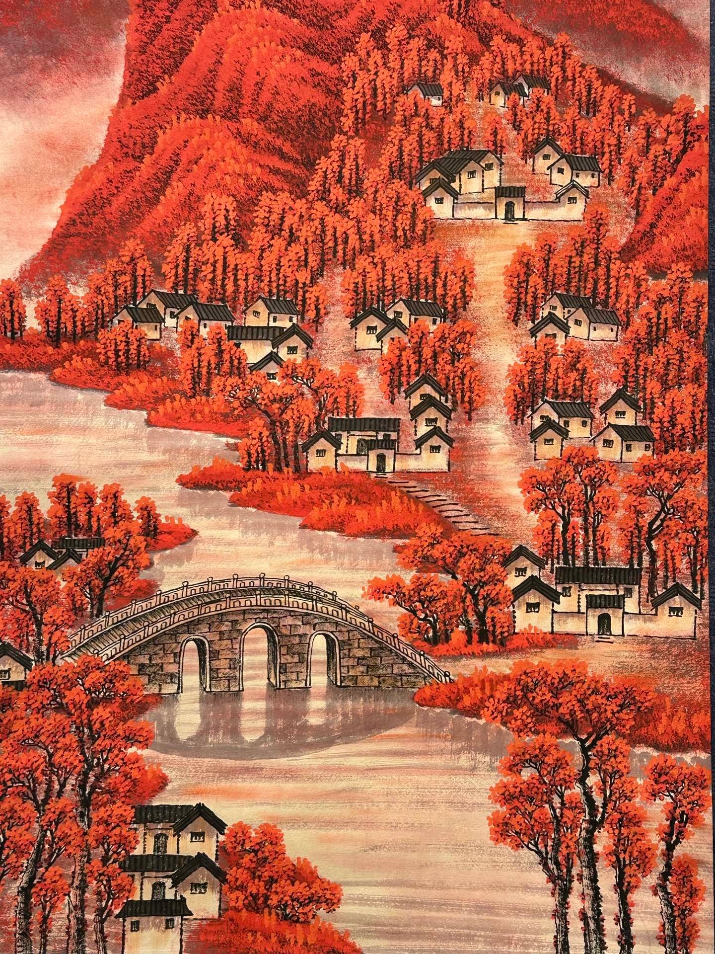 Chinese scroll painting Li Keran