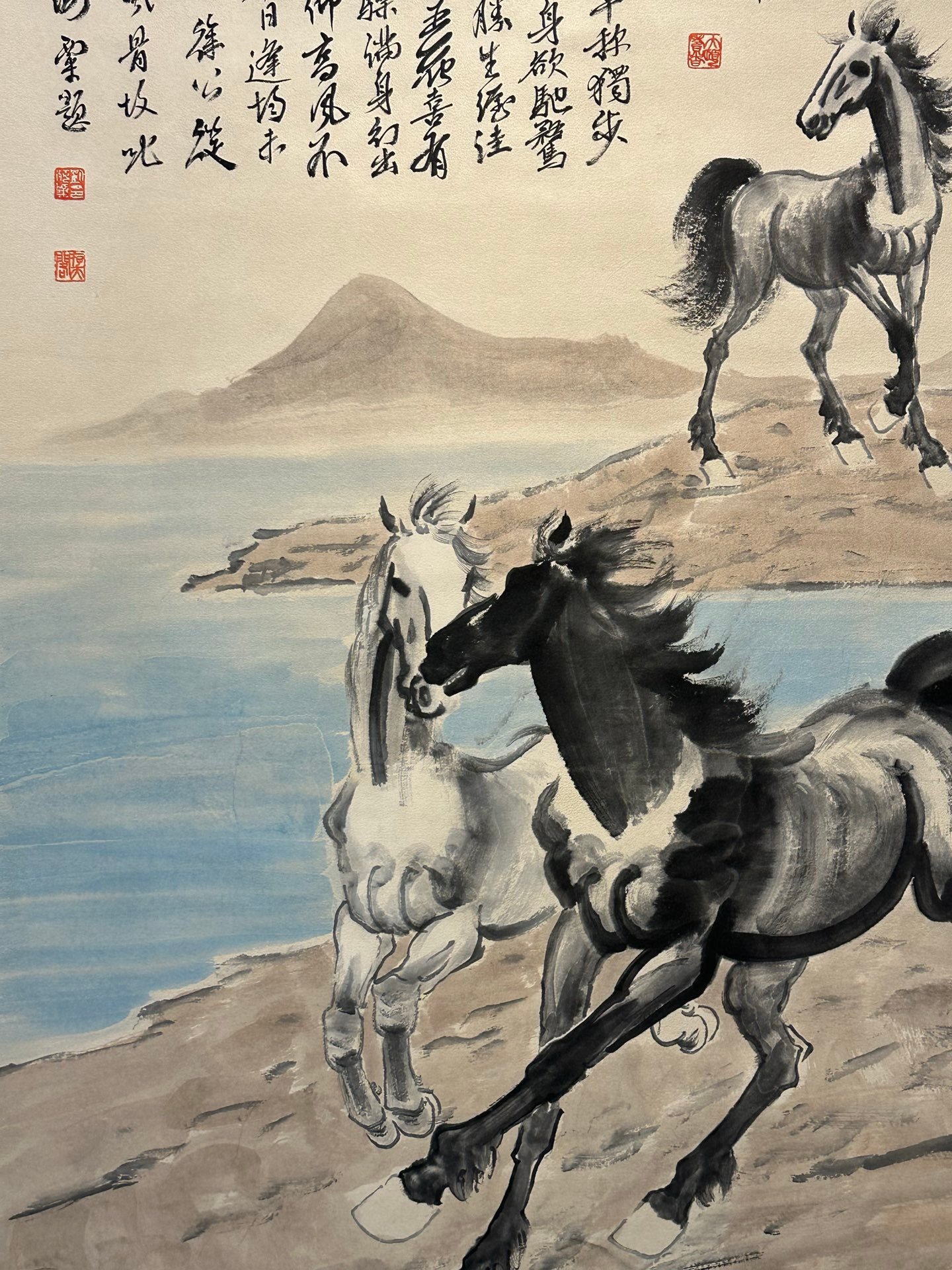 Chinese scroll painting Xu Beihong