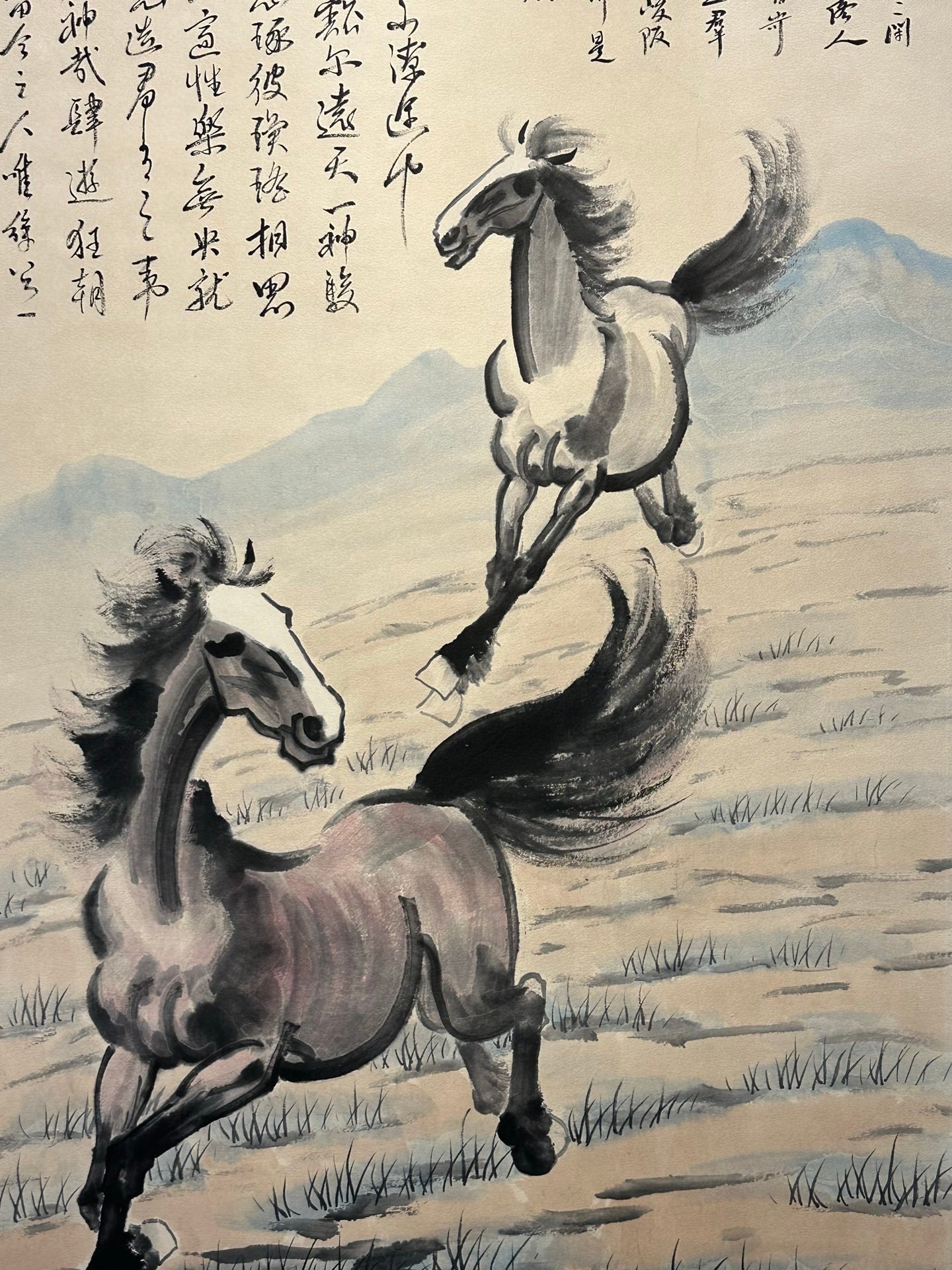 Chinese scroll painting Xu Beihong