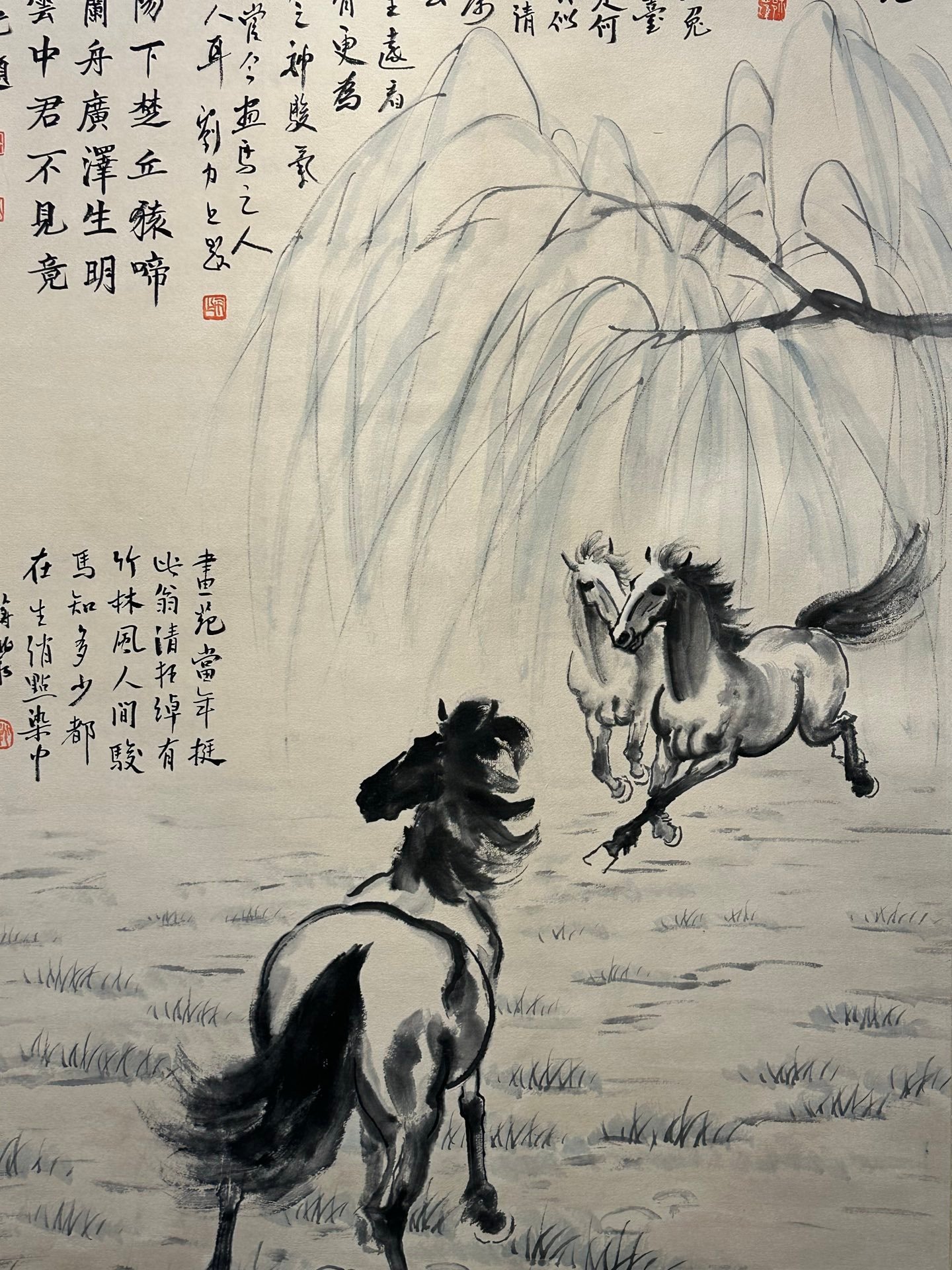 Chinese scroll painting Xu Beihong