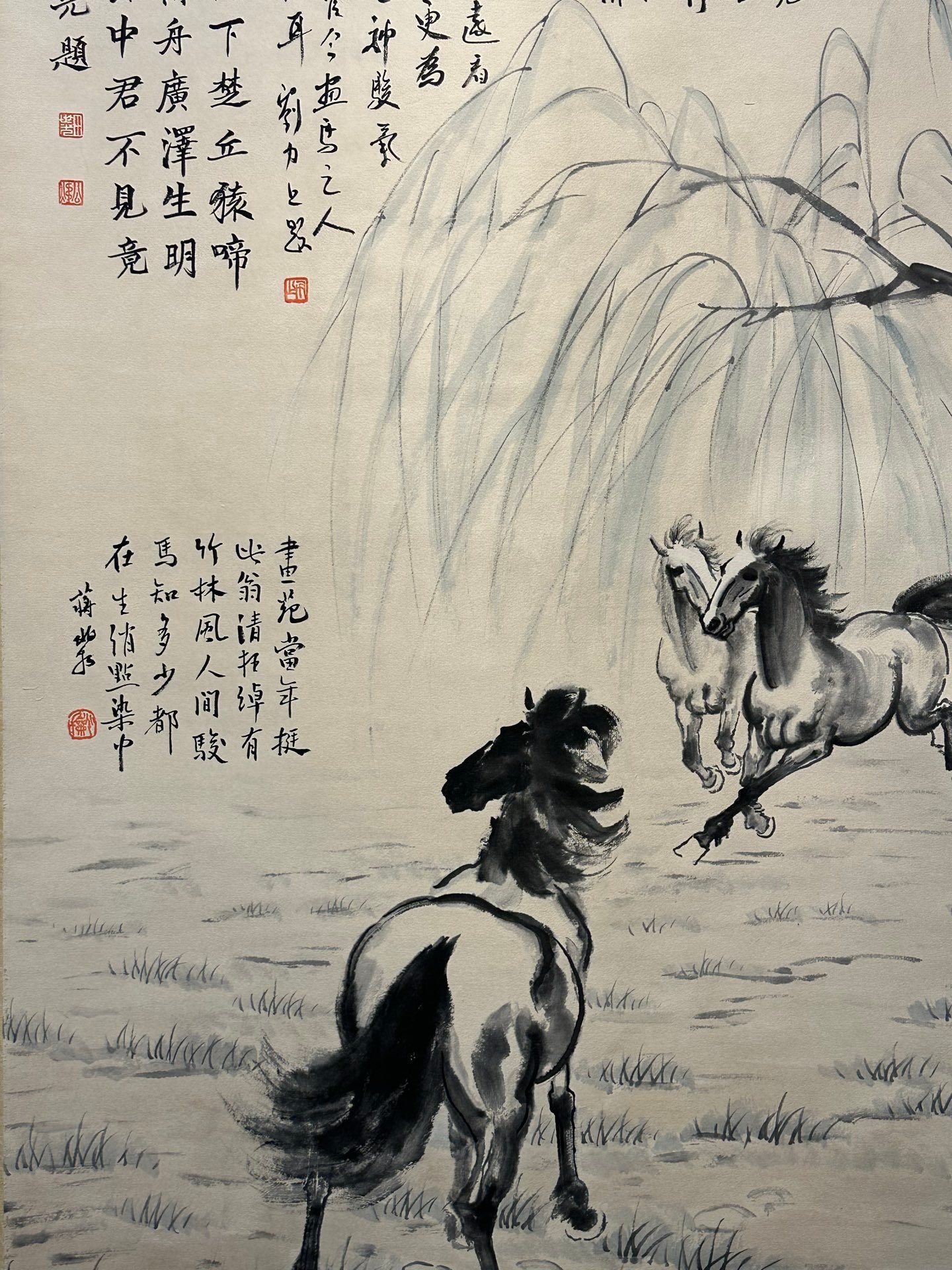 Chinese scroll painting Xu Beihong