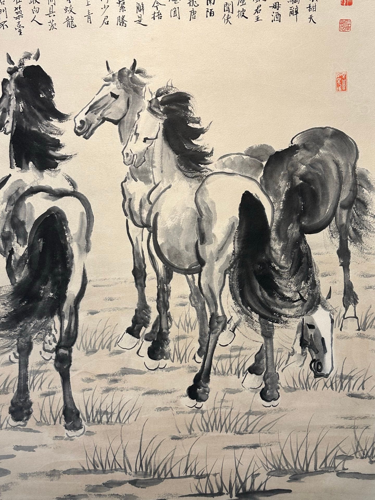 Chinese scroll painting Xu Beihong