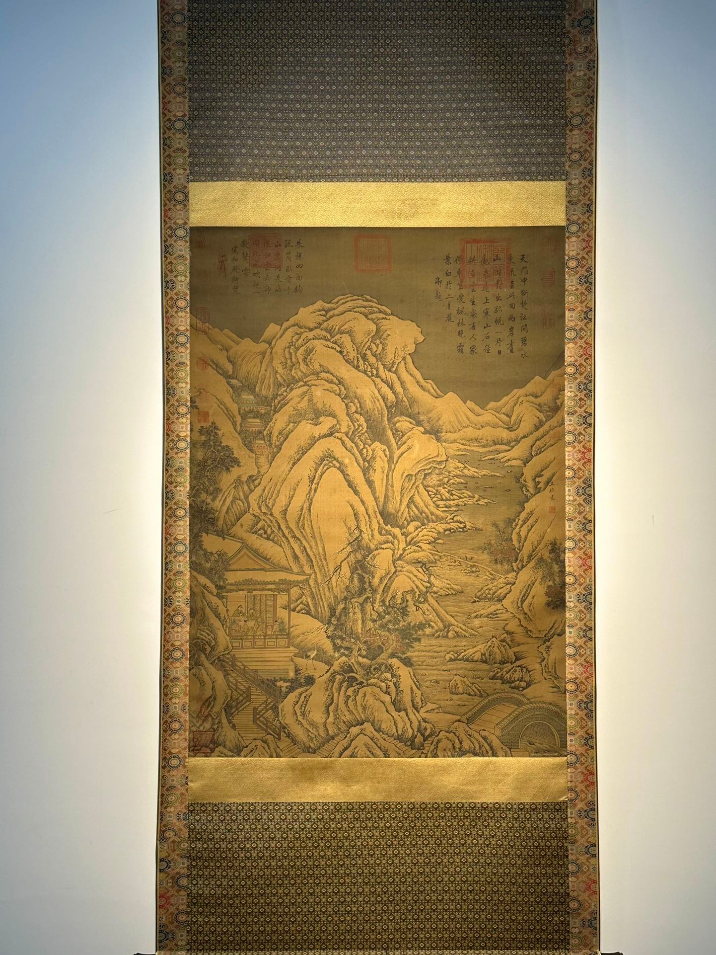 Chinese scroll painting Wang Wei