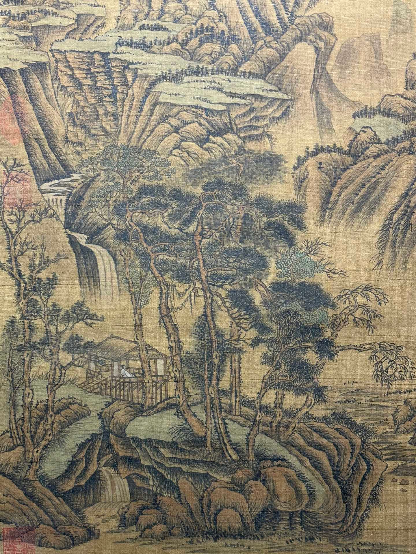 Chinese scroll painting Lu Zhi