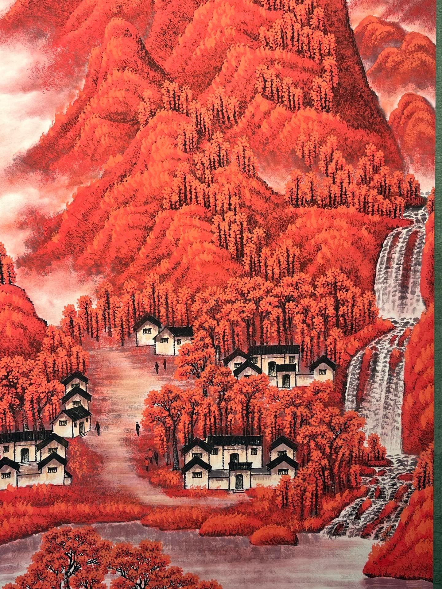 Chinese scroll painting Li Keran