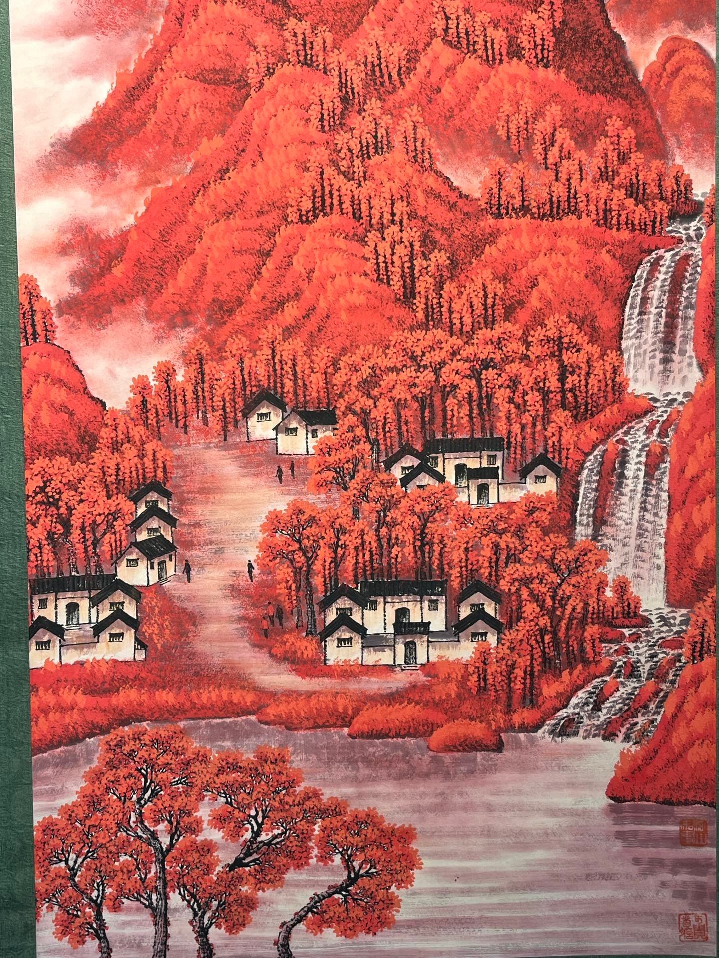 Chinese scroll painting Li Keran