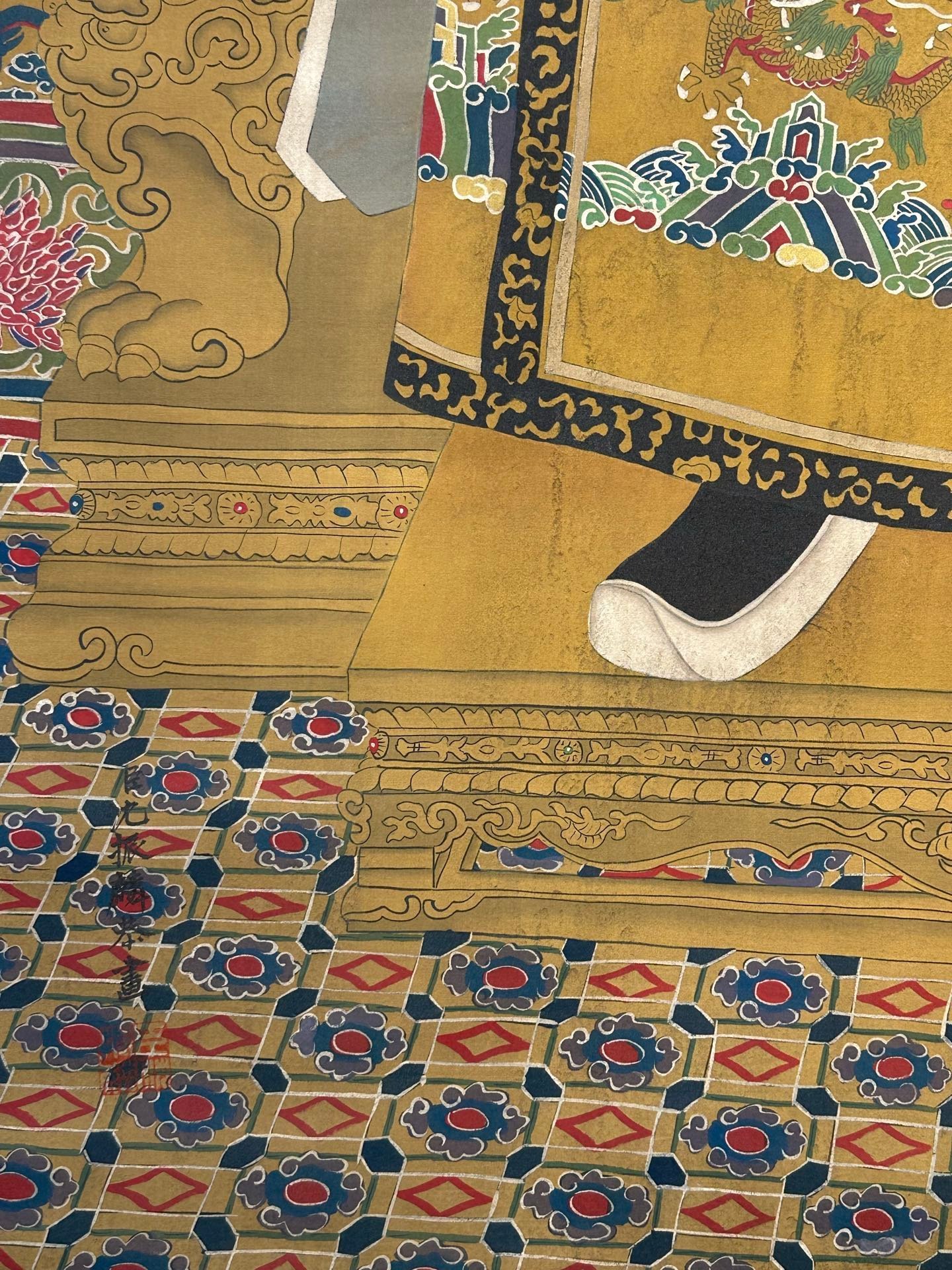 Chinese scroll painting Shen Zhenlin
