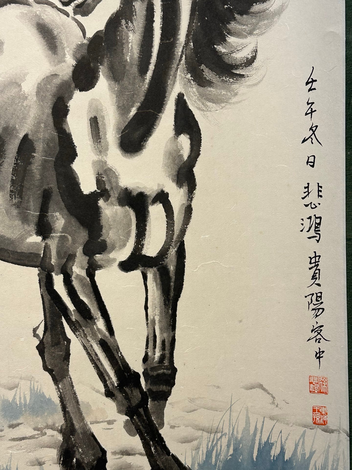Chinese scroll painting Xu Beihong