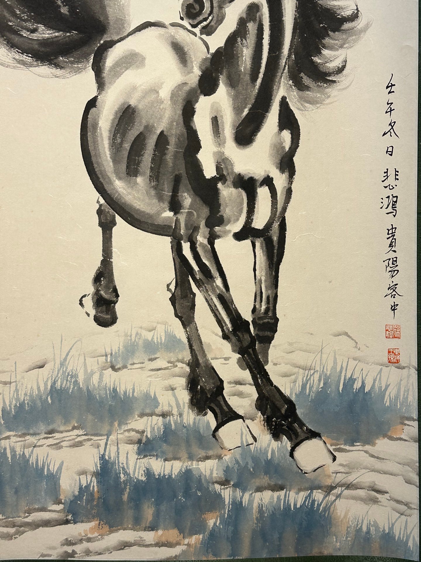 Chinese scroll painting Xu Beihong
