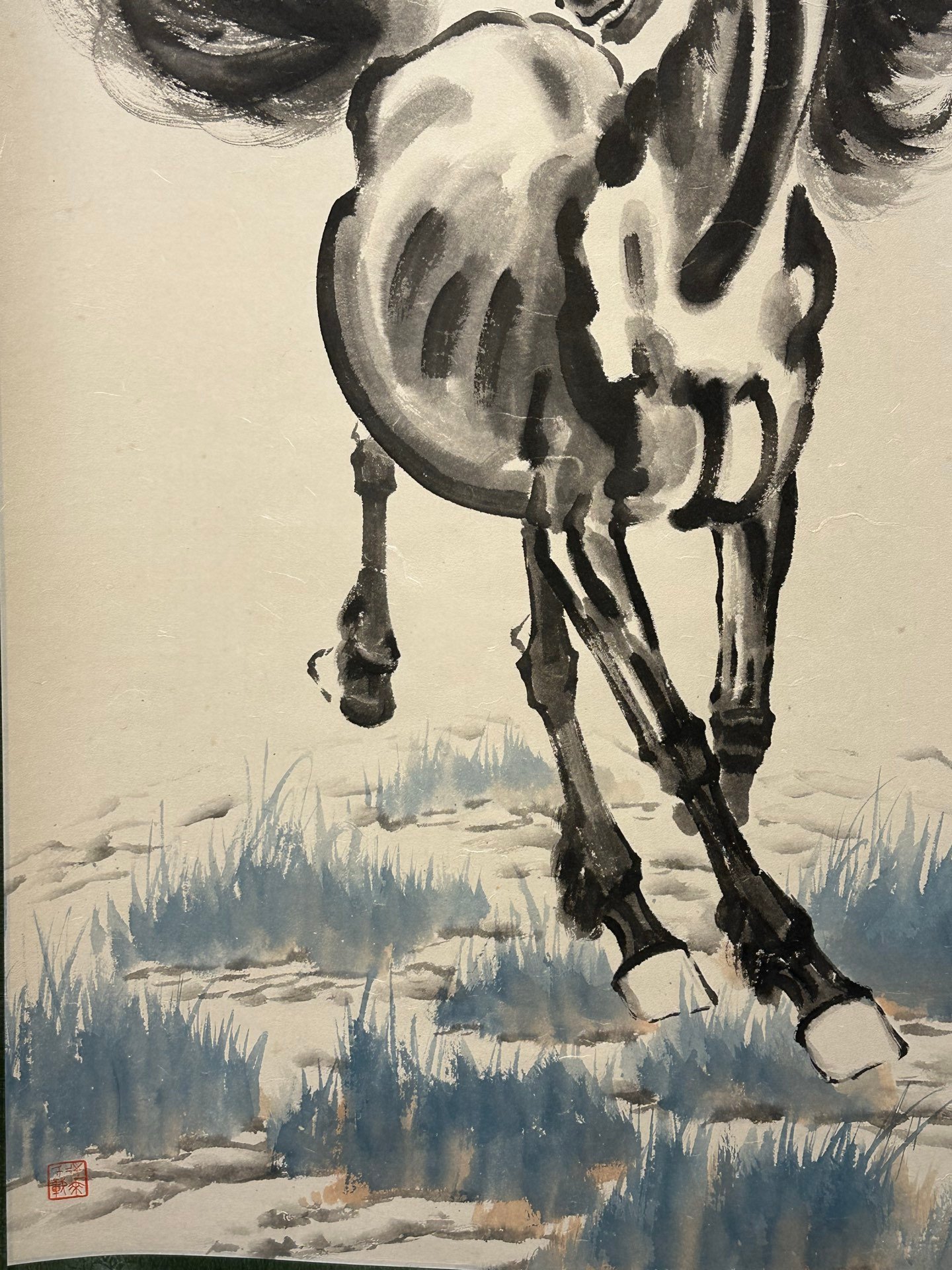 Chinese scroll painting Xu Beihong