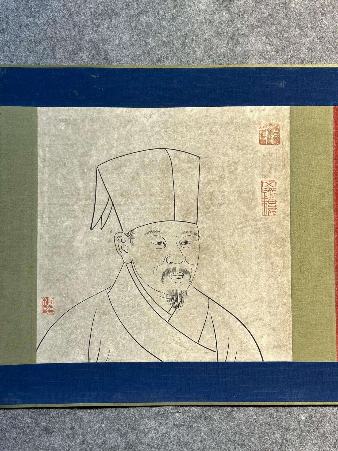 Chinese scroll painting Su Che