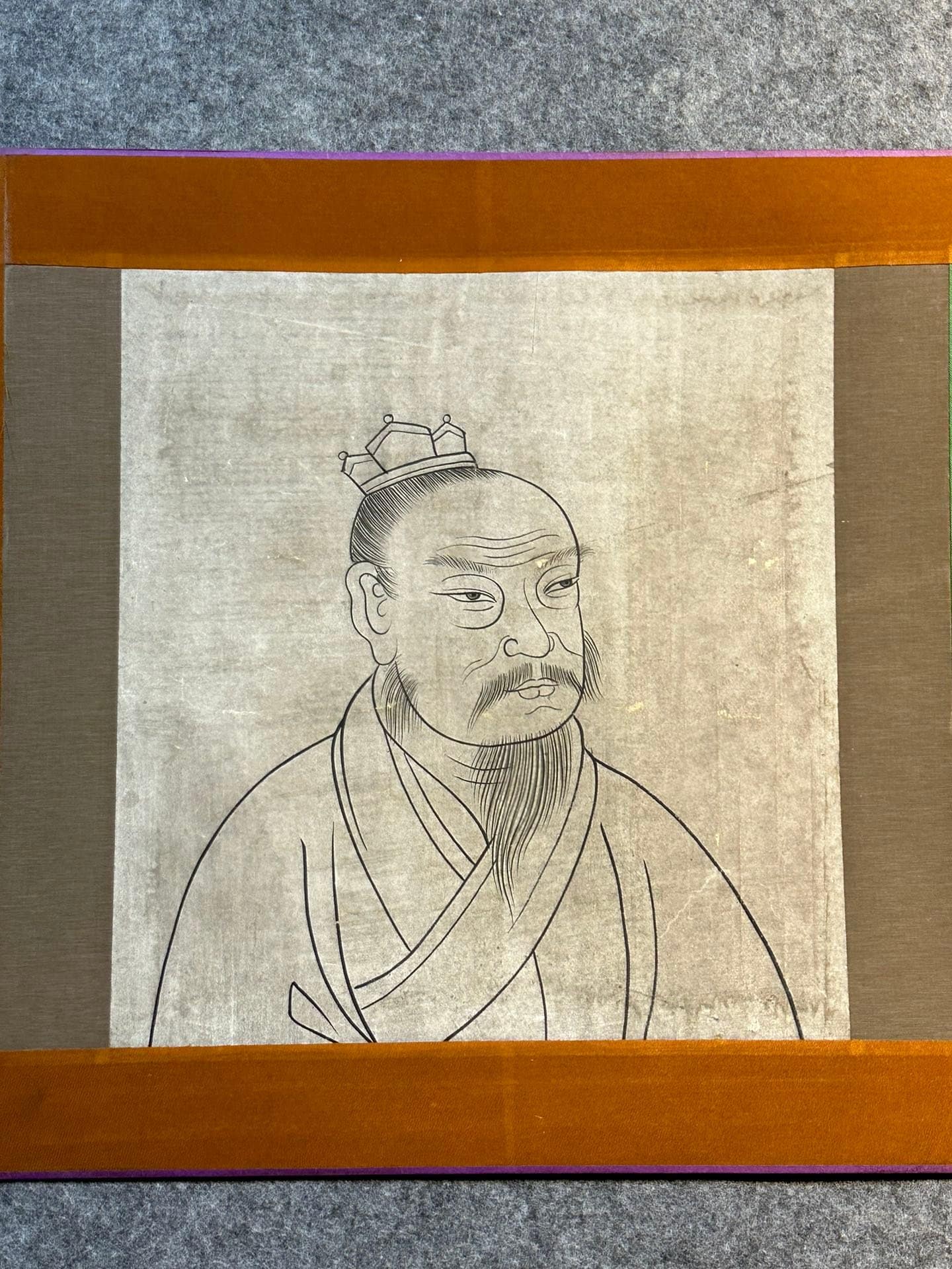 Chinese scroll painting Liu Bang