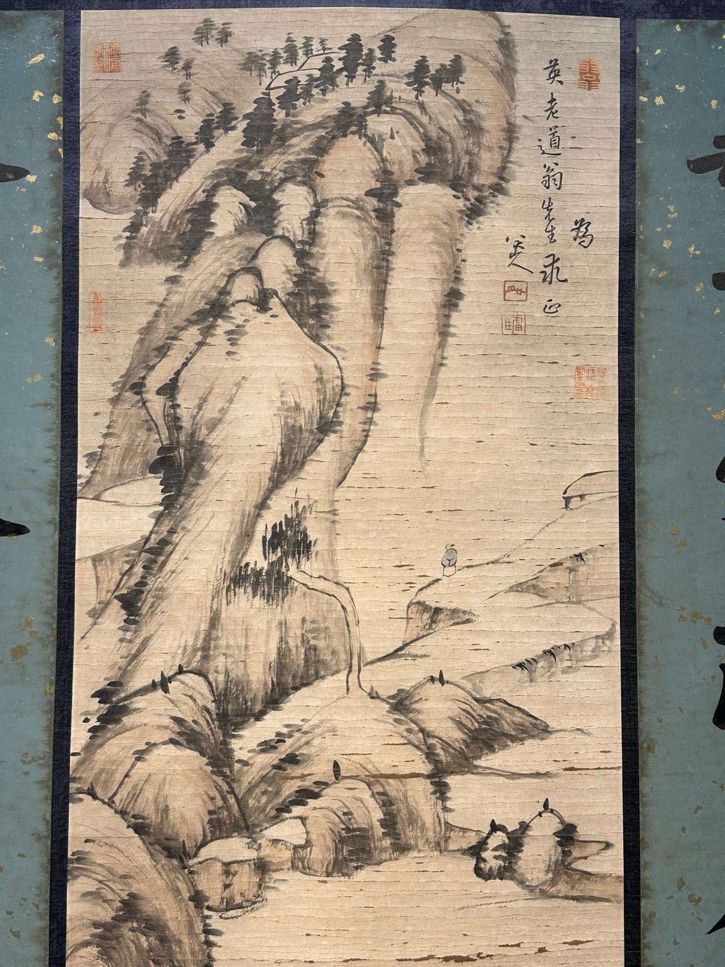 Chinese scroll painting Ba Da Shan Ren