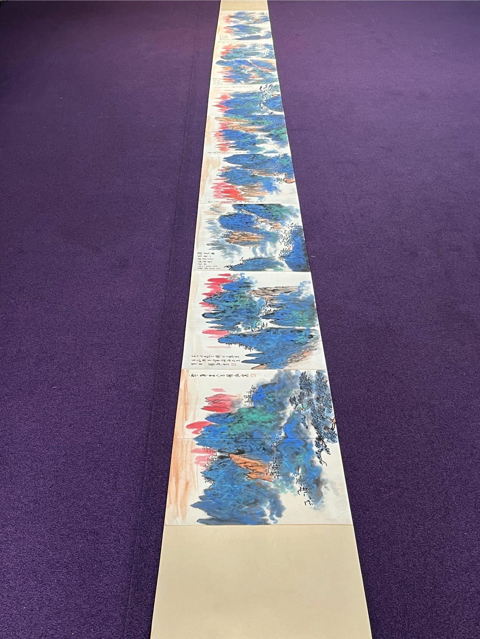 Chinese scroll painting Liu Haisu