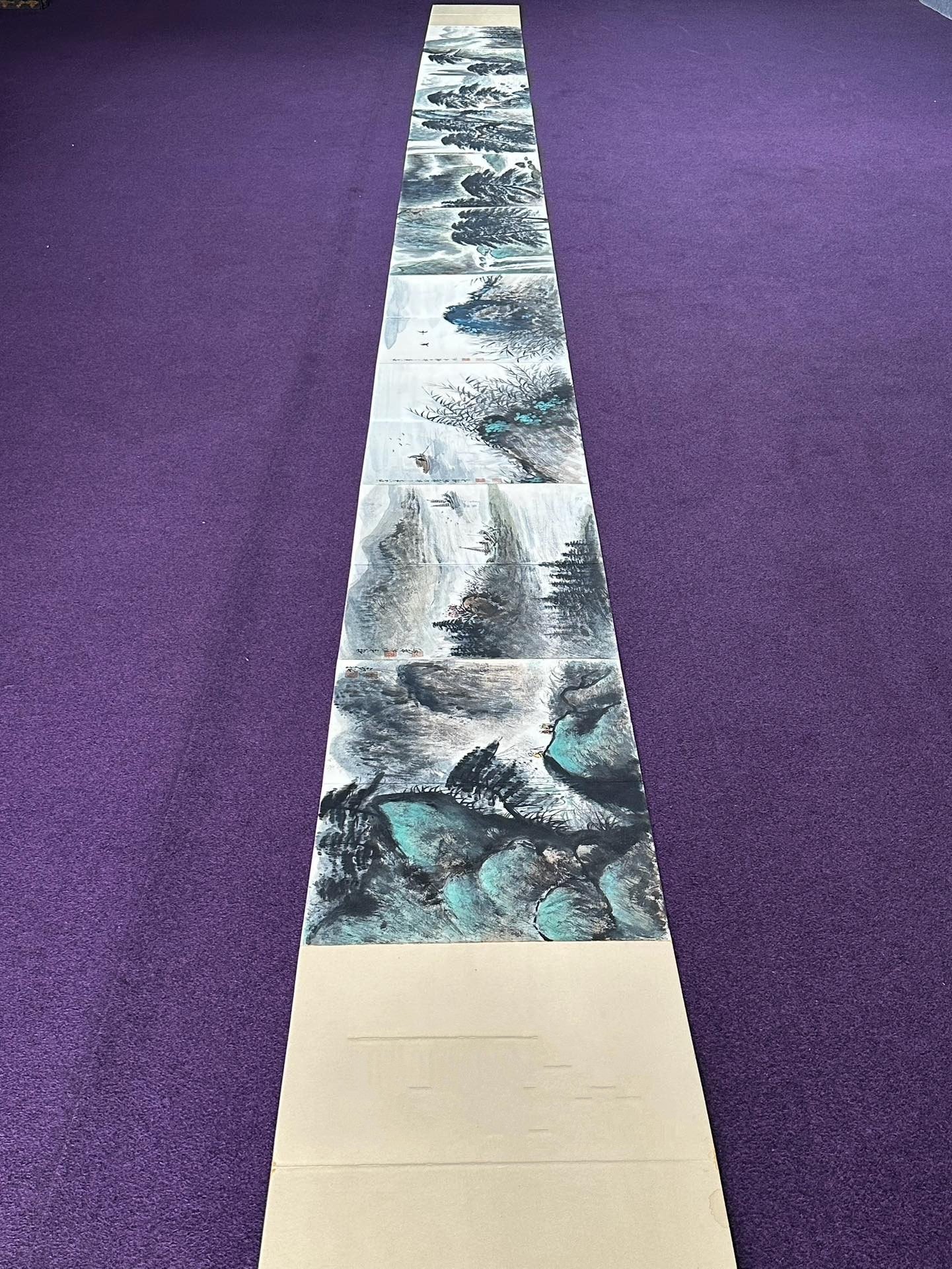 Chinese scroll painting Liu Haisu