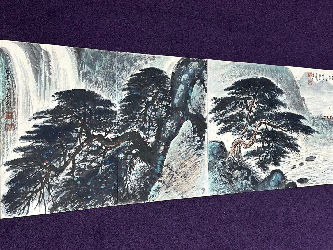 Chinese scroll painting Liu Haisu