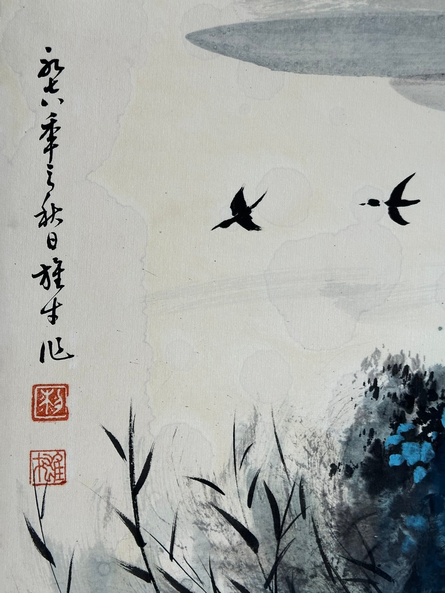 Chinese scroll painting Liu Haisu