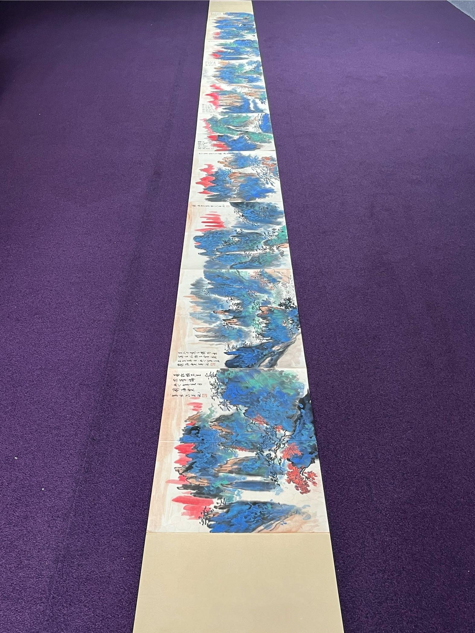 Chinese scroll painting Liu Haisu
