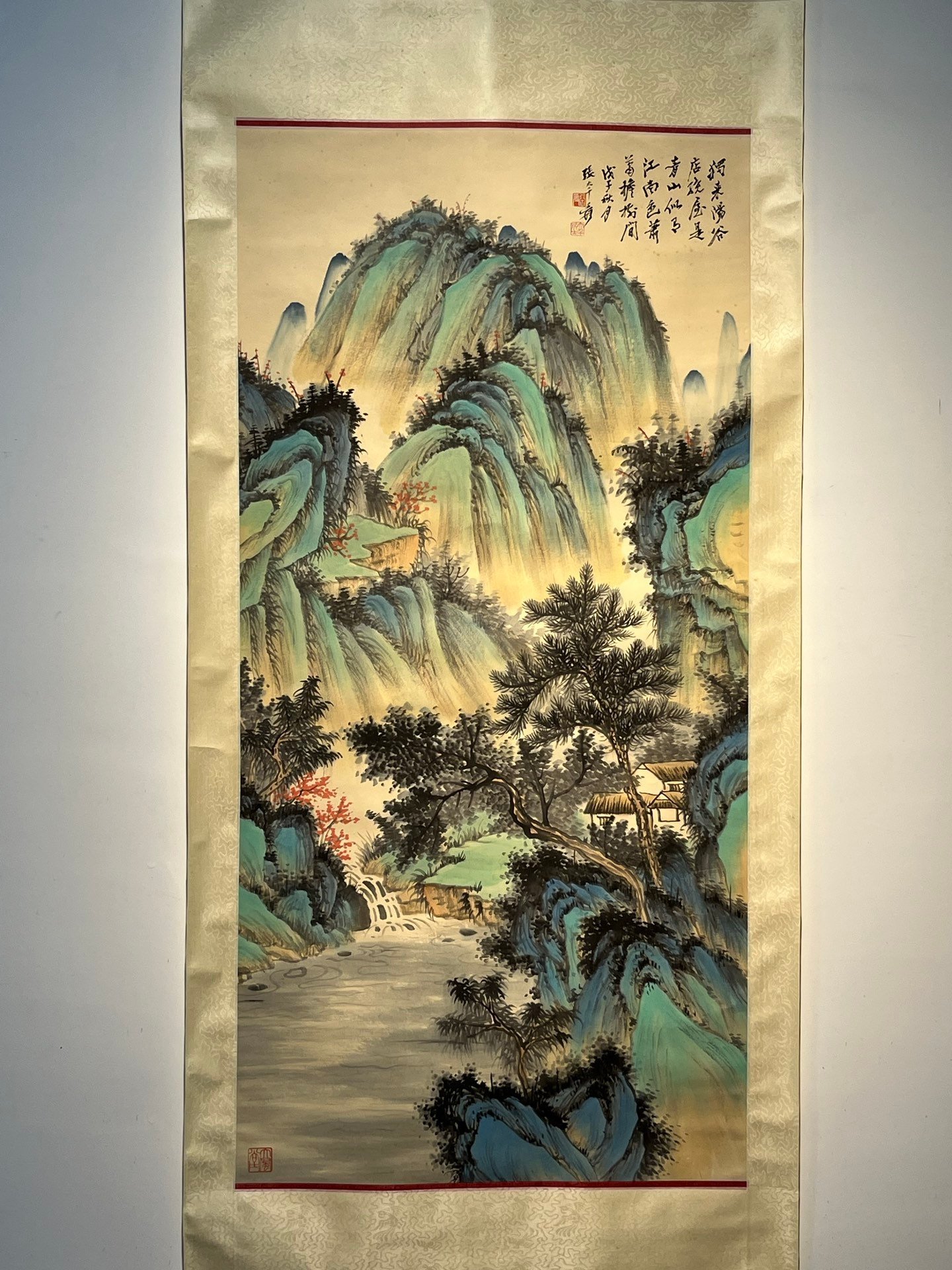 Chinese scroll painting Zhang Daqian