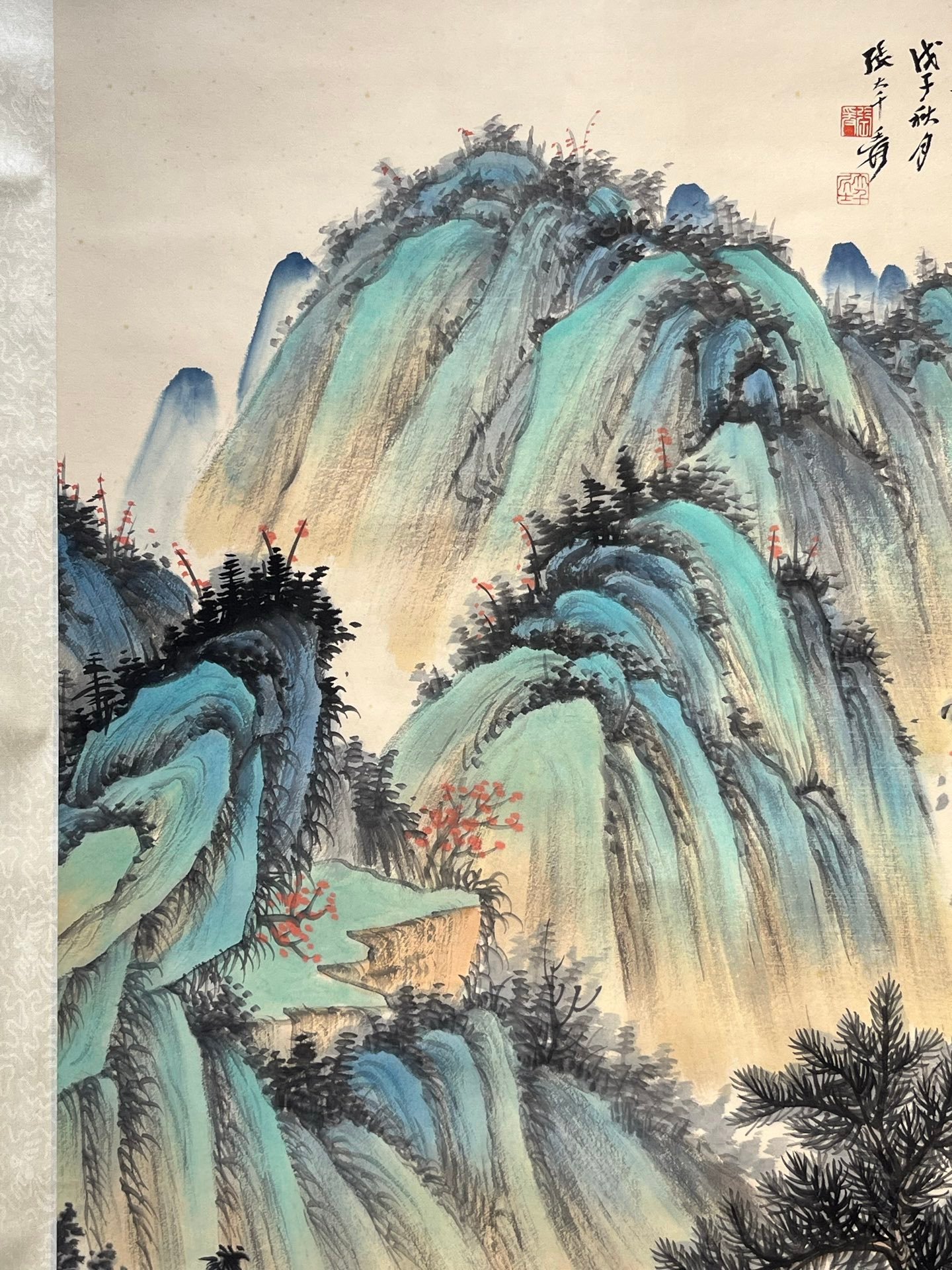 Chinese scroll painting Zhang Daqian