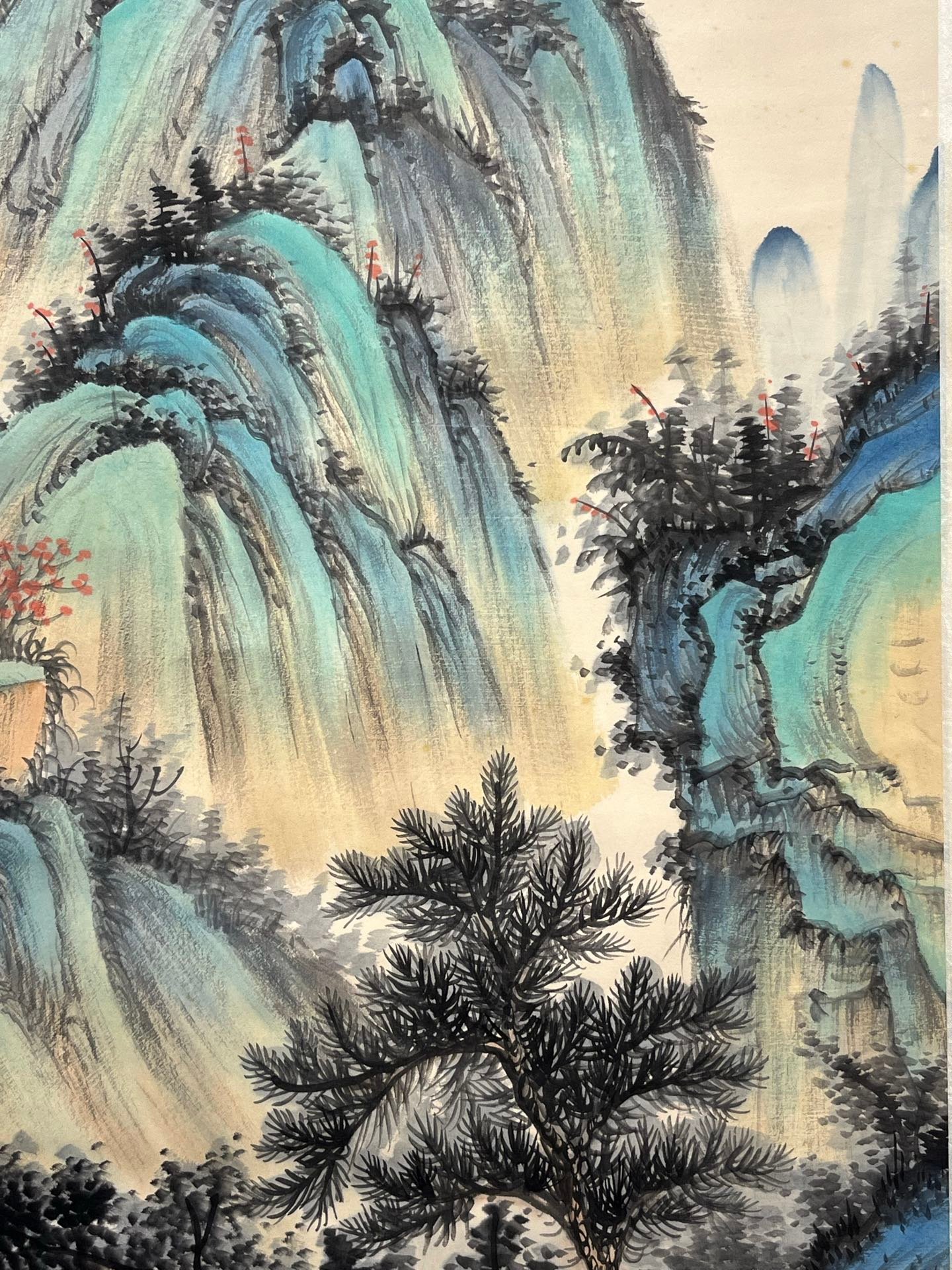 Chinese scroll painting Zhang Daqian
