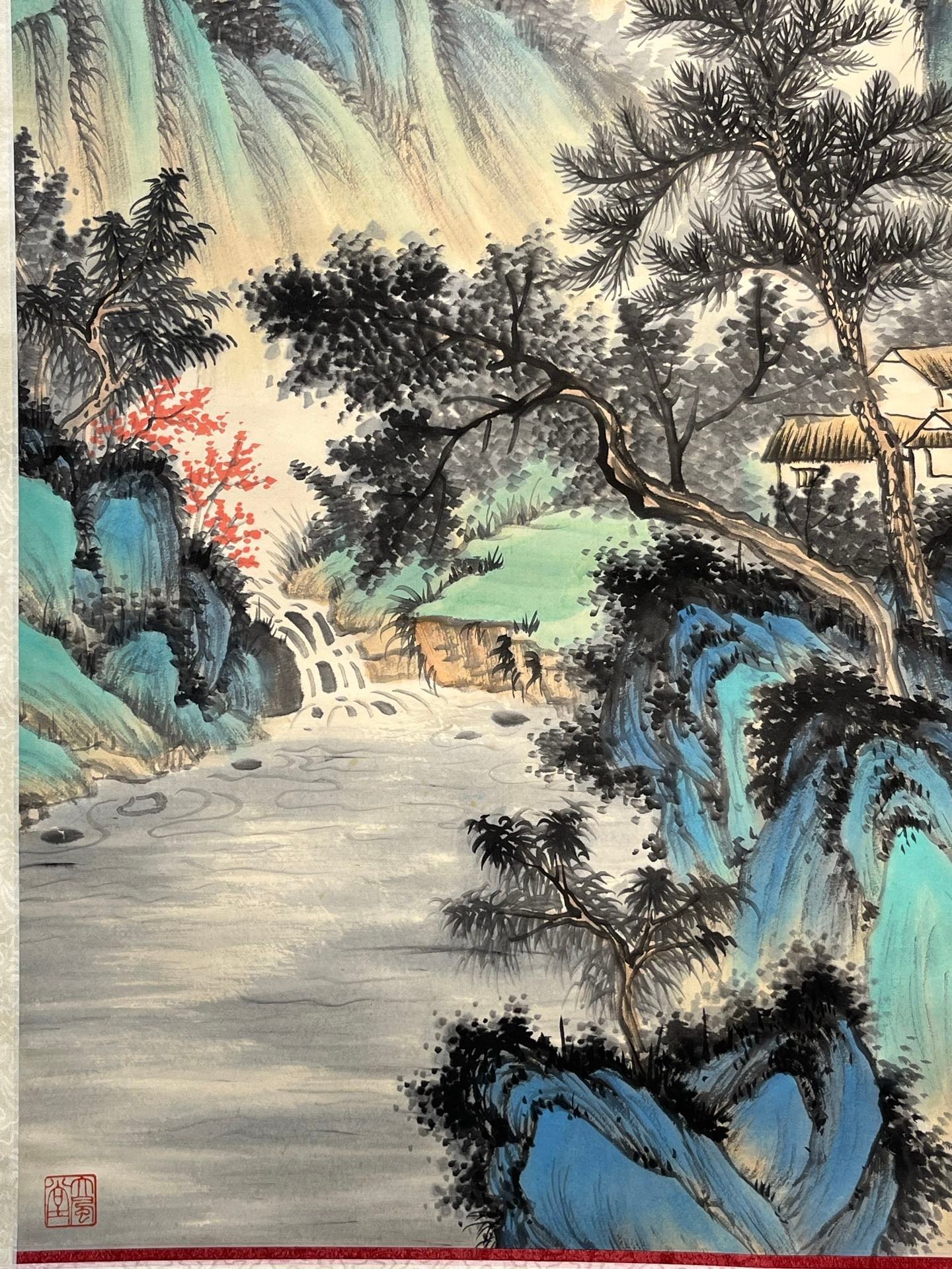 Chinese scroll painting Zhang Daqian