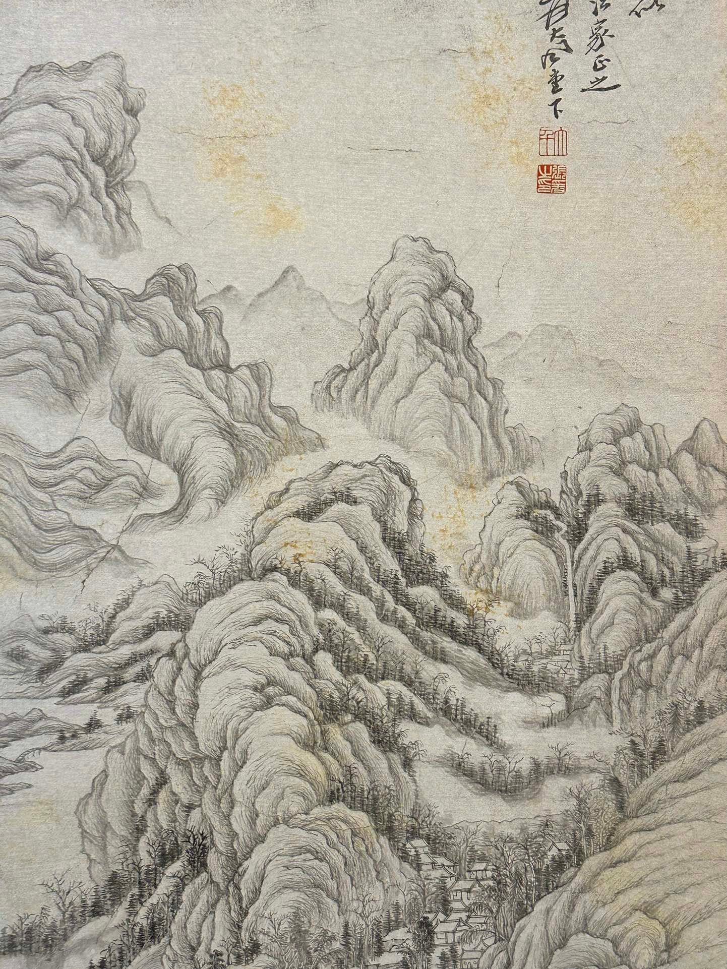 Chinese scroll painting Zhang Daqian