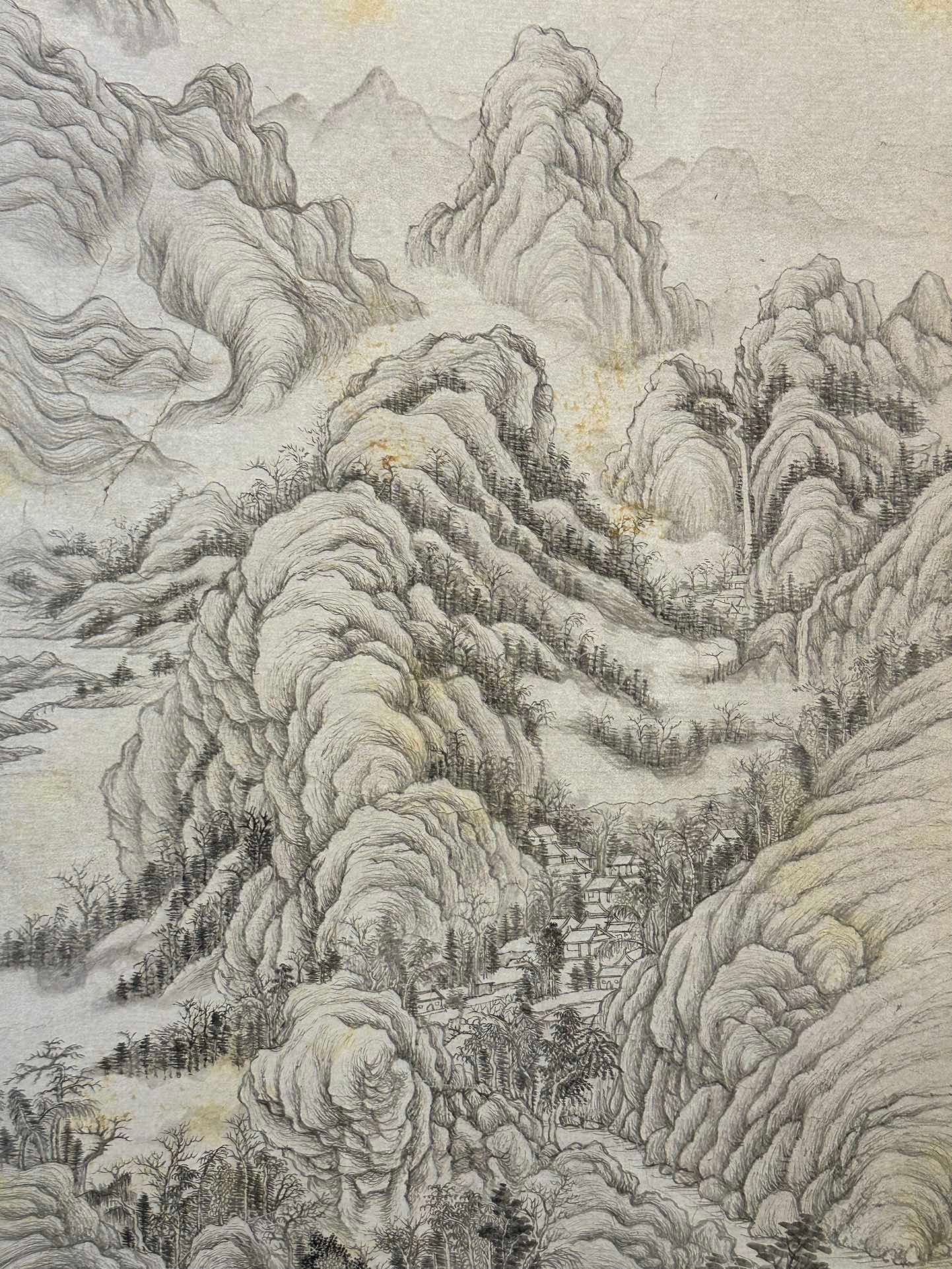 Chinese scroll painting Zhang Daqian
