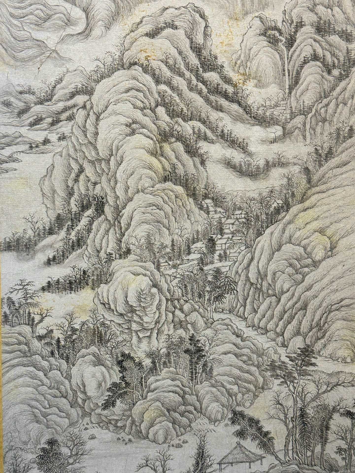 Chinese scroll painting Zhang Daqian