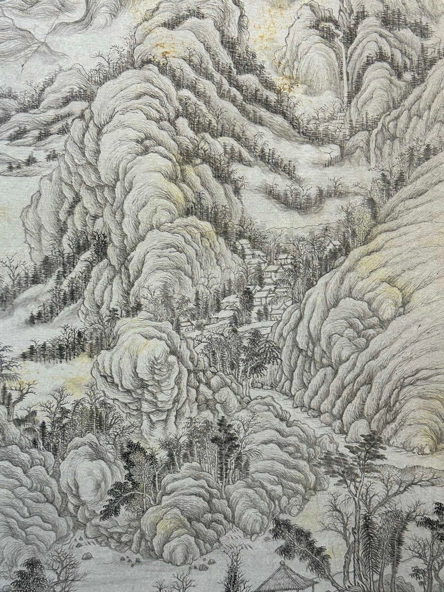 Chinese scroll painting Zhang Daqian