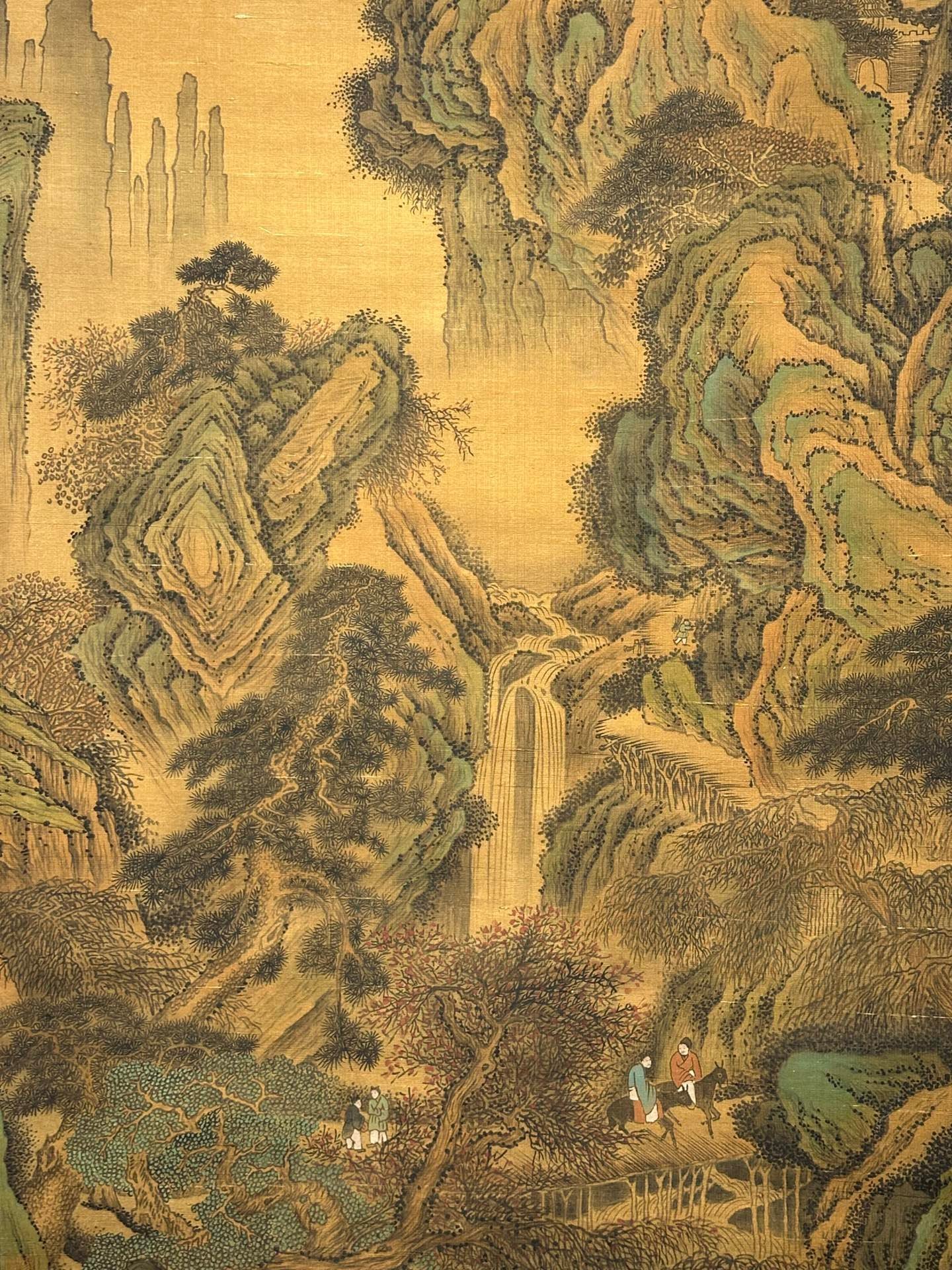 Chinese scroll painting Tang Taizong Li Shimin